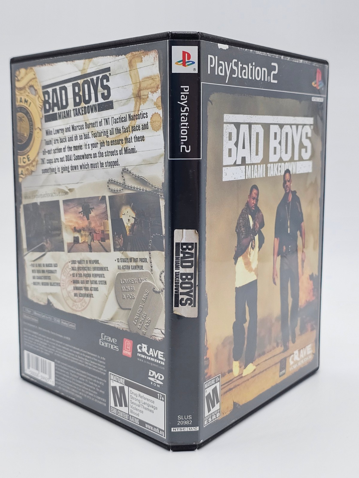 Sony Playstation 2 PS2 Bad Boys Miami Takedown CIB Cleaned & Tested