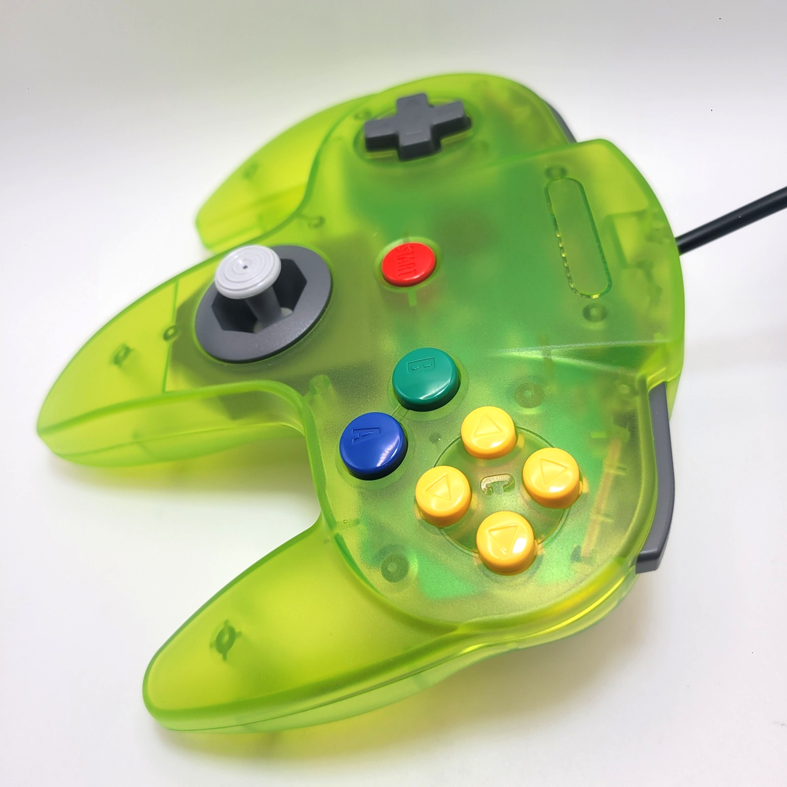 Nintendo 64 Wired Controller for N64 – TeknoGame® – Extreme Green – NEW IN BOX!