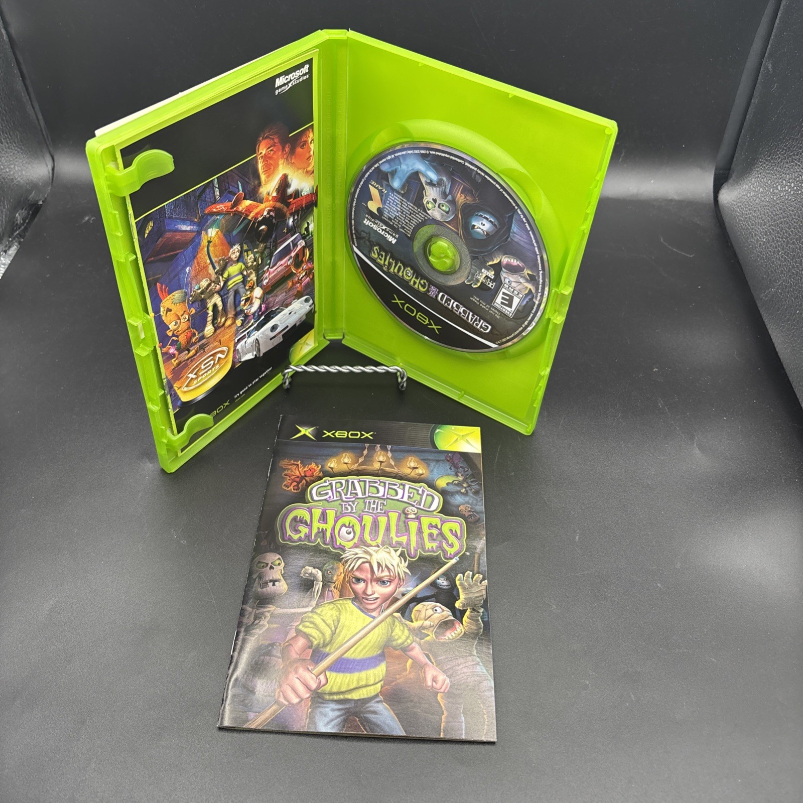 Grabbed by the Ghoulies (Microsoft Xbox, 2003) W/ Manual / Tested & Working