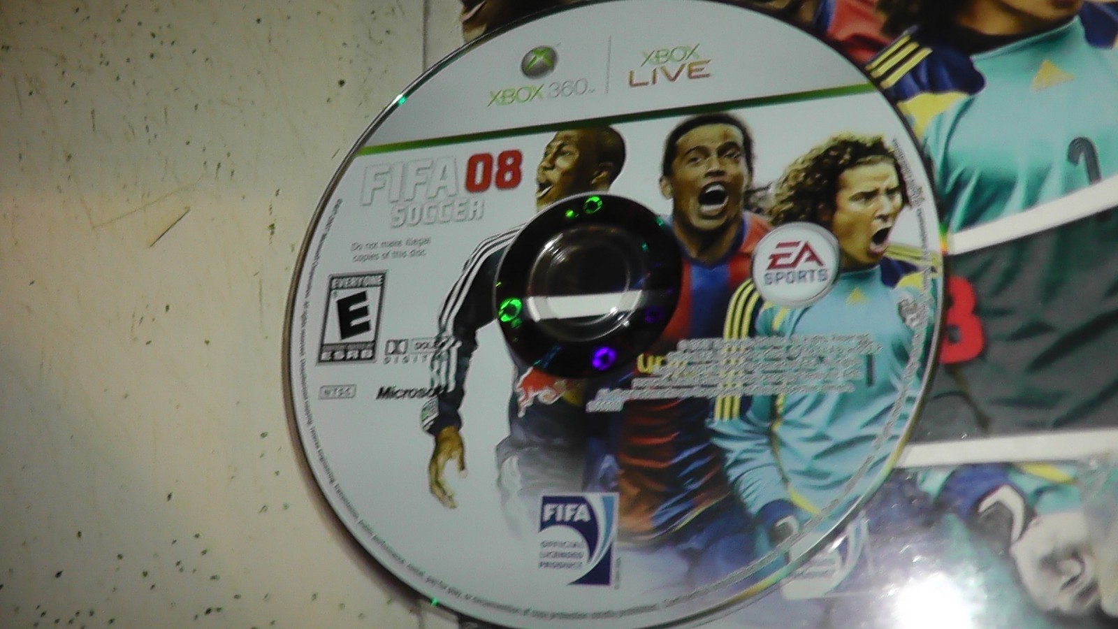 tested xbox 360 fifa soccer 08 game working + box