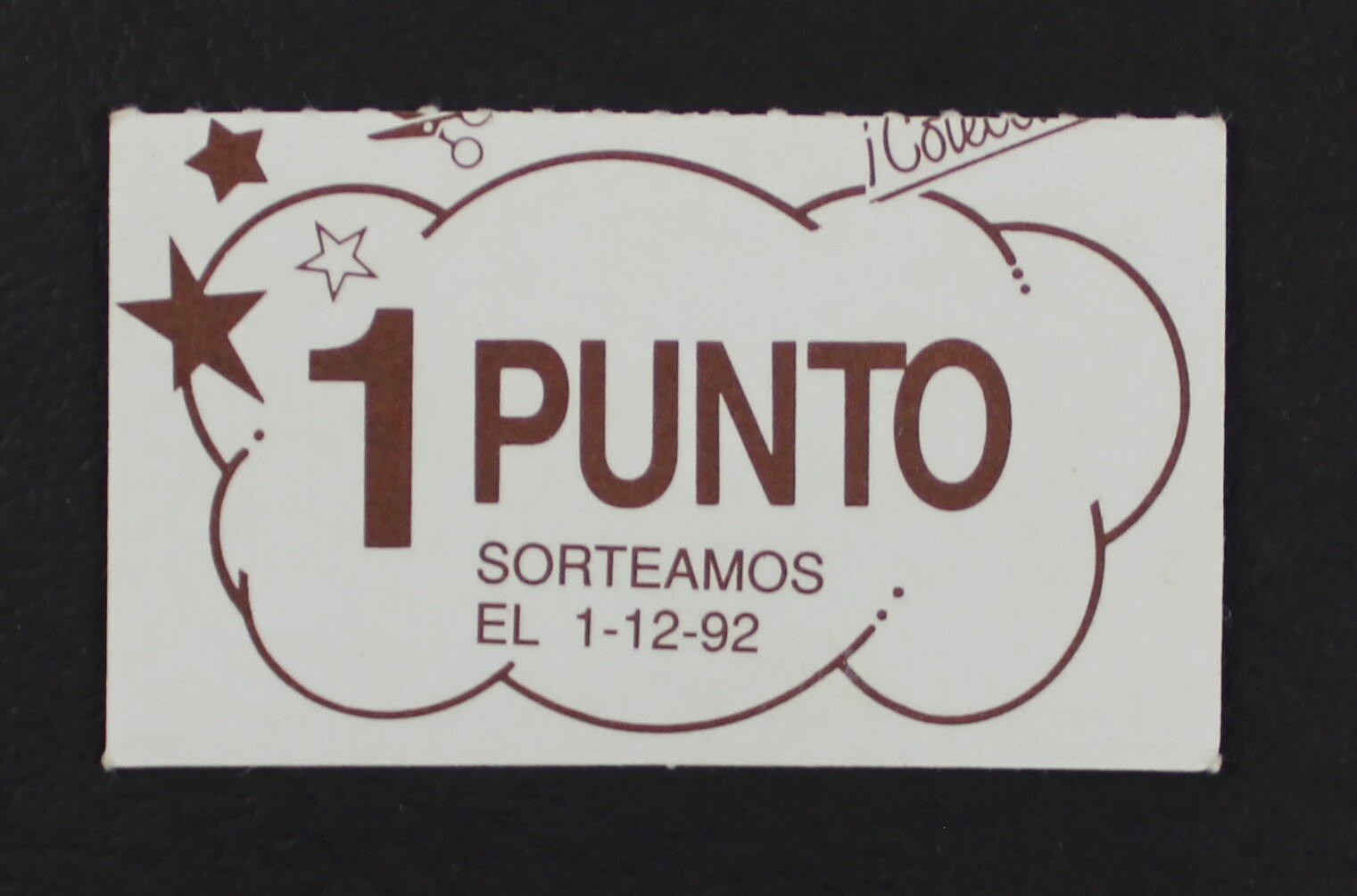 1992 SONIC THE HEDGEHOG Promo Sticker 6 x 3.5 cm. (2.25″ x 1.35″) Sega Spain