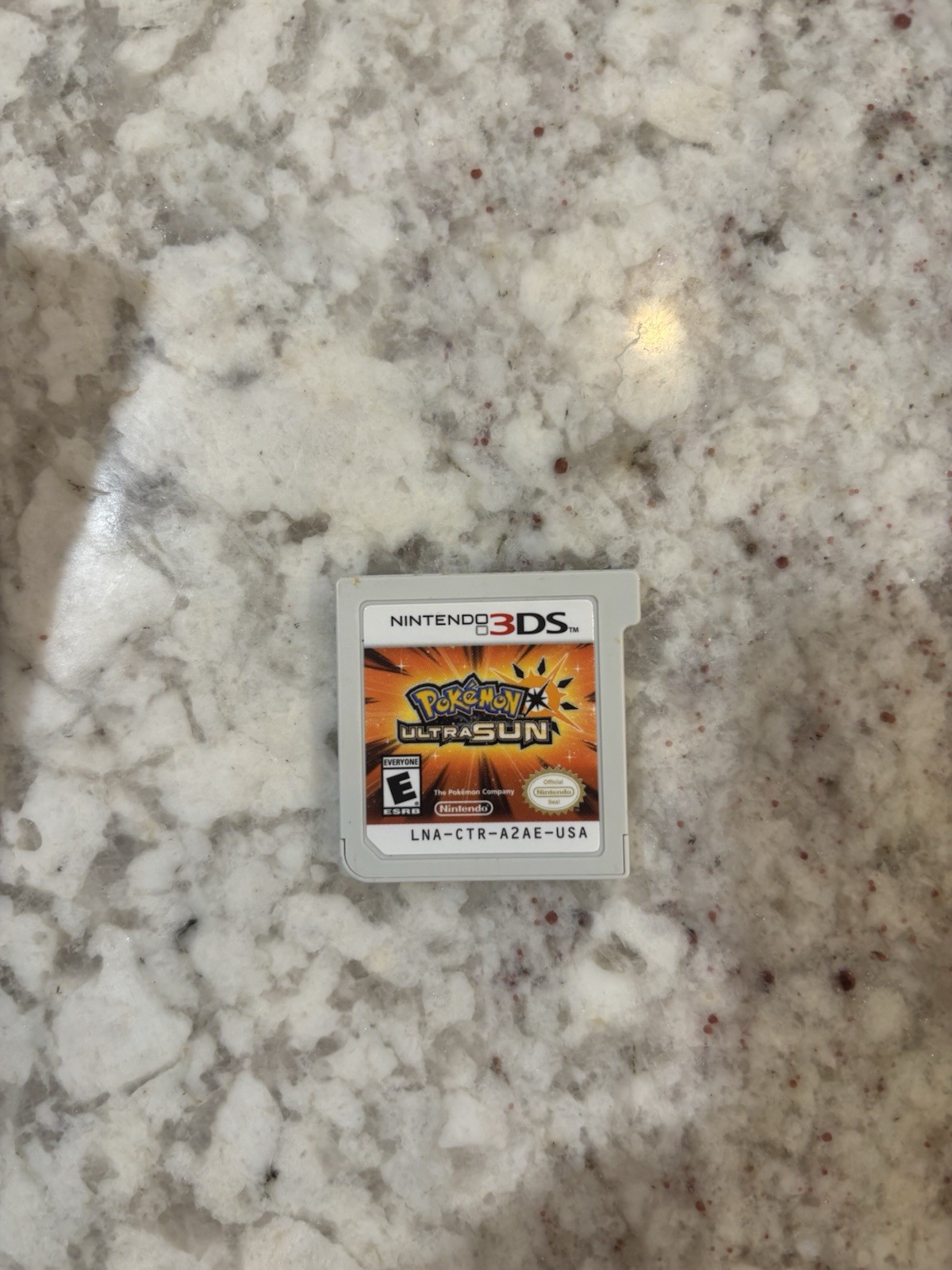 Pokémon Ultra Sun Nintendo 3DS Cartridge w/ Case E Rated NTSC-U/C 2017