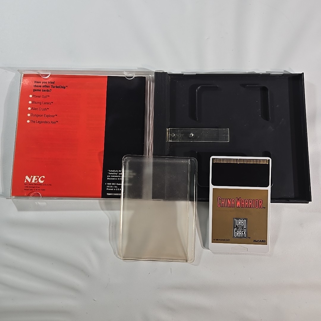 China Warrior (Turbo Grafx 16 tg16) Complete in Case Turbografx