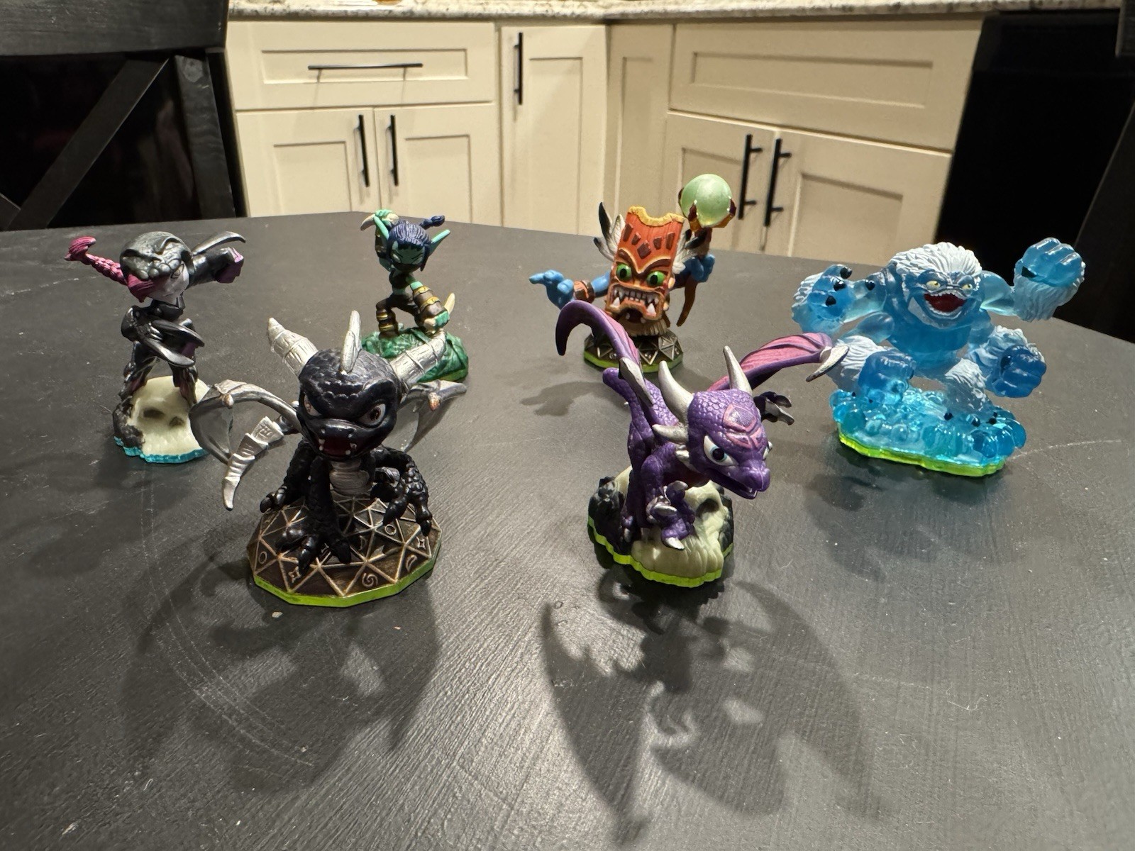 Skylanders Mixed Lot 6 – Stealth Elf Dark Spyro Cynder Slam Bam Roller Brawl Mag