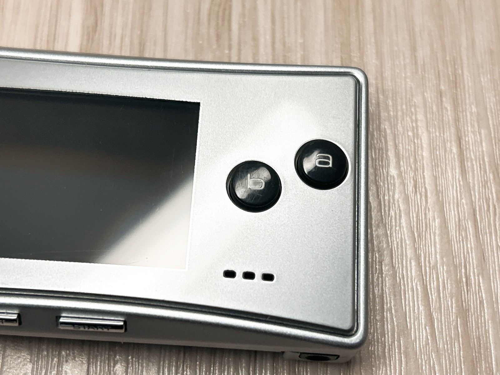 Nintendo GameBoy Micro Silver Console Tested w/ OEM AC Charger – Near Mint