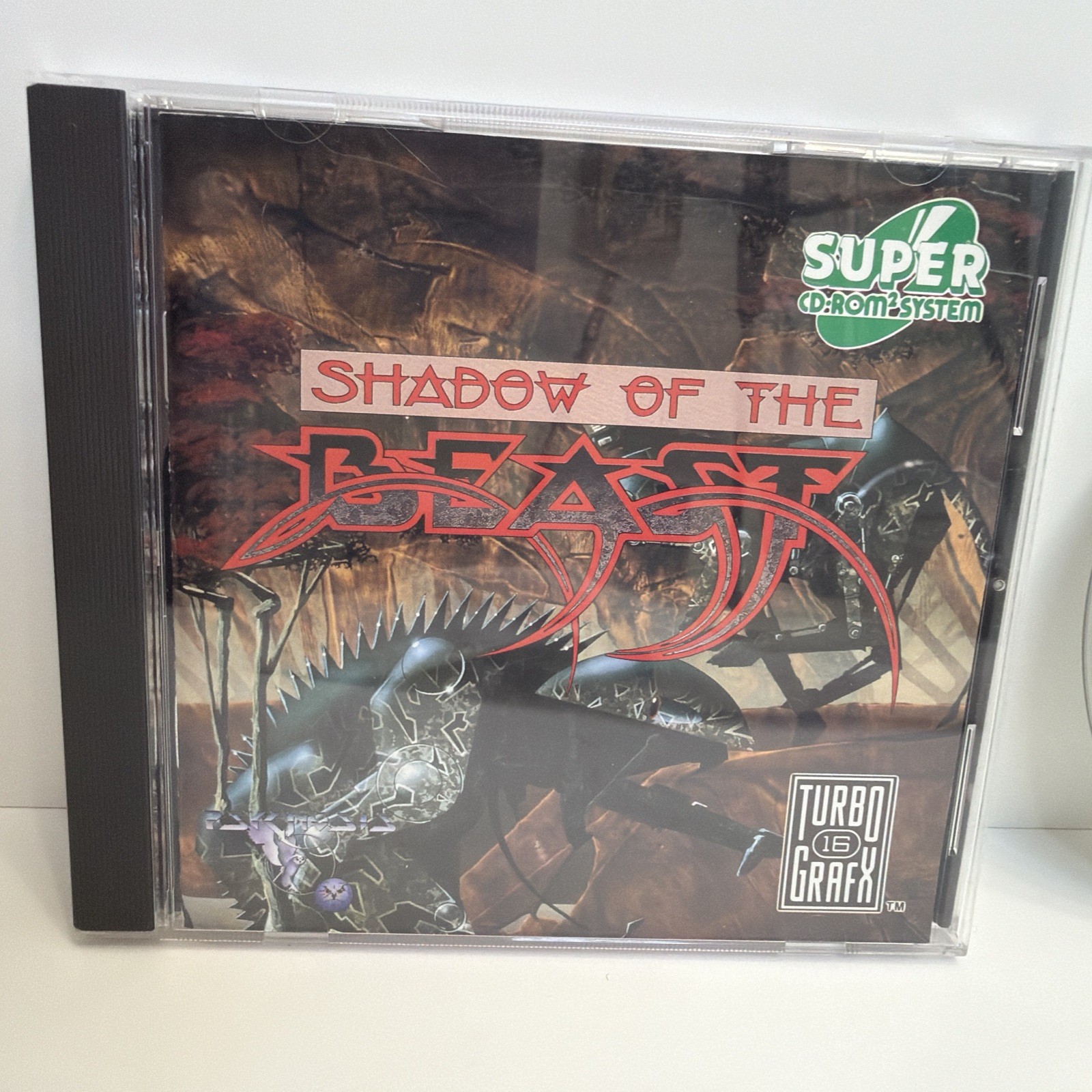 Shadow of the Beast TurboGrafx Super CD Turbo Duo Tested Complete CIB