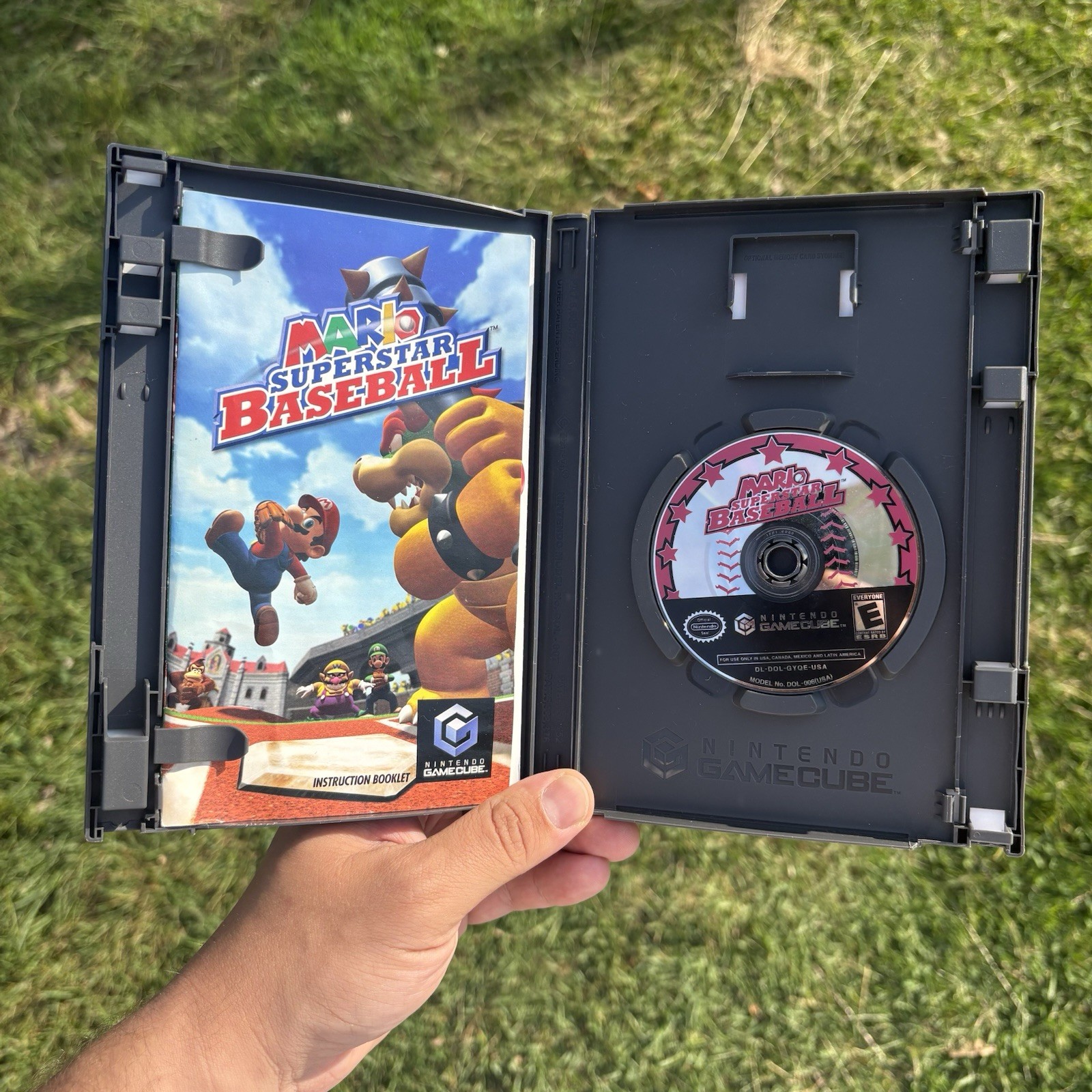 Mario Superstar Baseball (Nintendo GameCube, 2005) Complete Tested Read!!