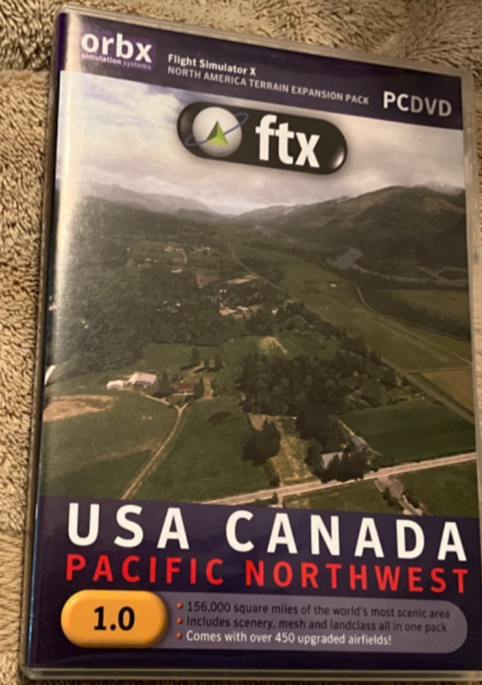 ORBX FTX USA CANADA PACIFIC NORTHWEST Pc Add-On Microsoft Flight Simulator X