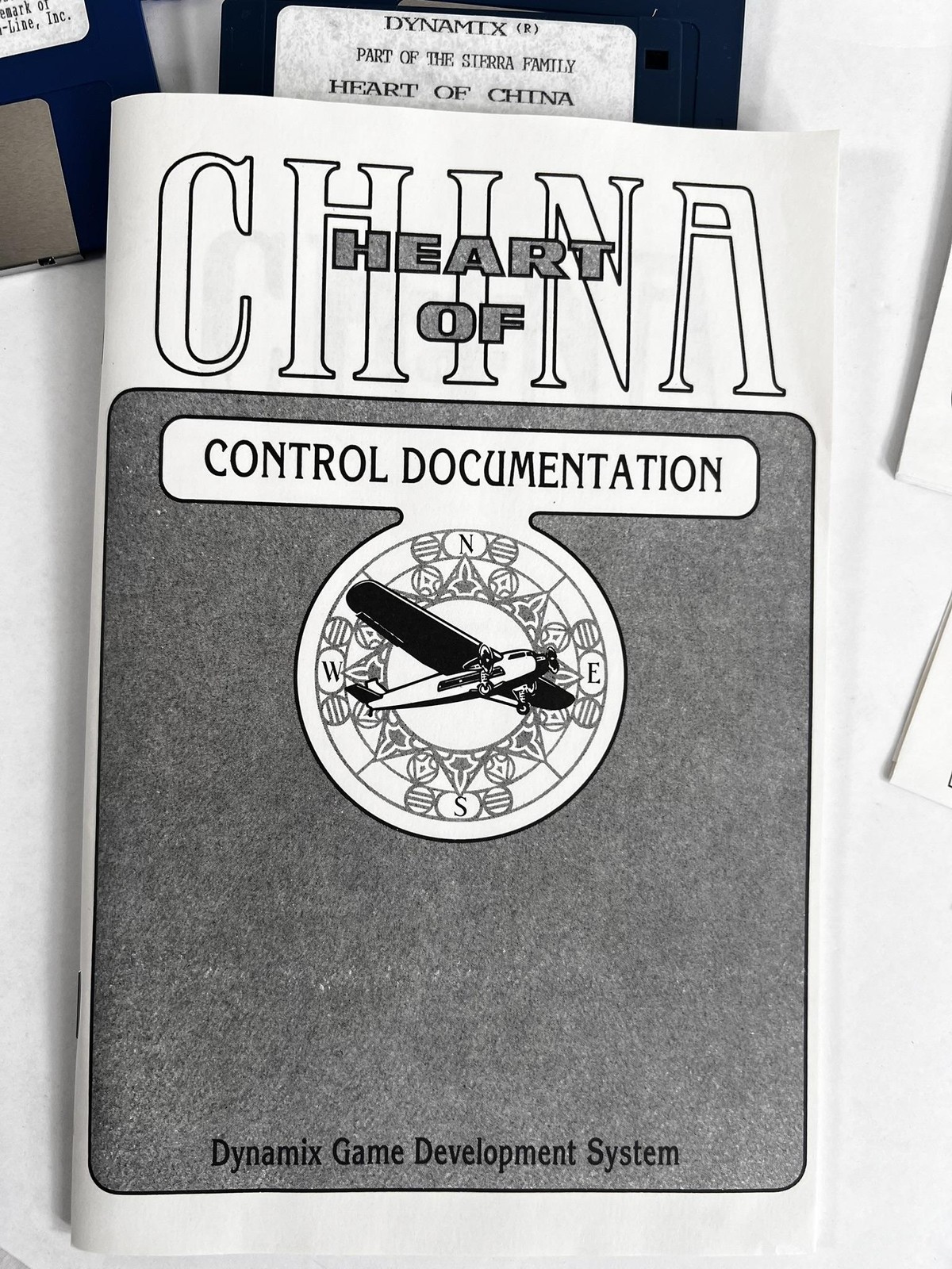 Vintage Heart Of China PC MS-DOS 3.5″ Floppy Big Box Adventure Game Dynamix