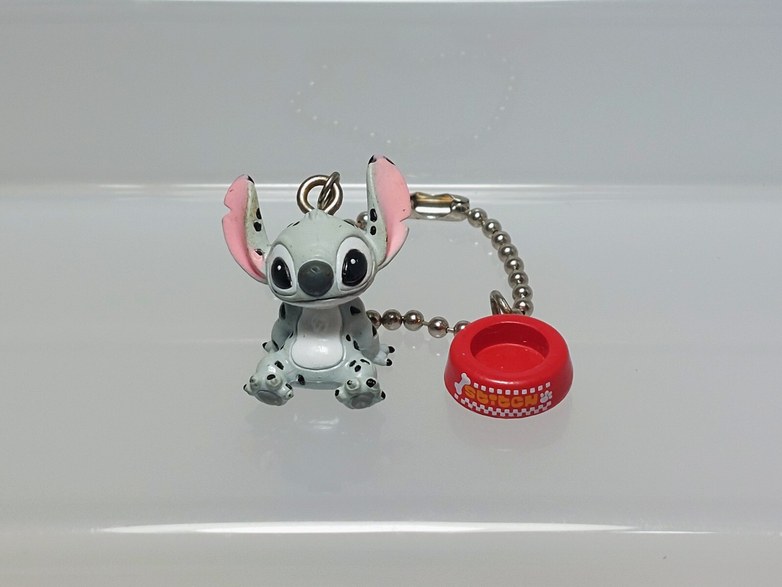 Lilo & Stitch as 101 Dalmatians Keychain Figure Disney Yujin B03 0.8in