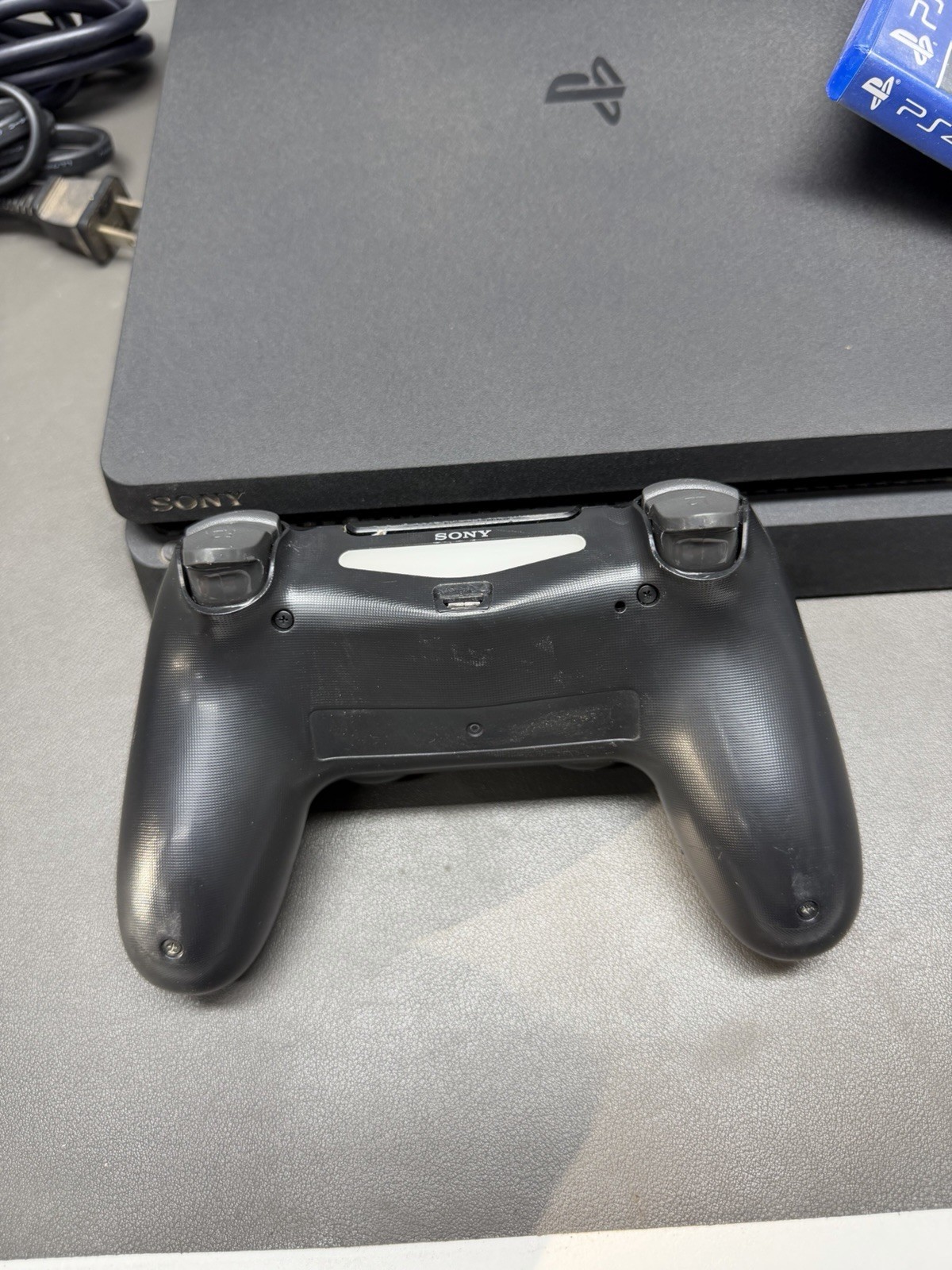 Sony PlayStation 4 Slim CUH-2215B 1TB Console With Controller and Cables – Black