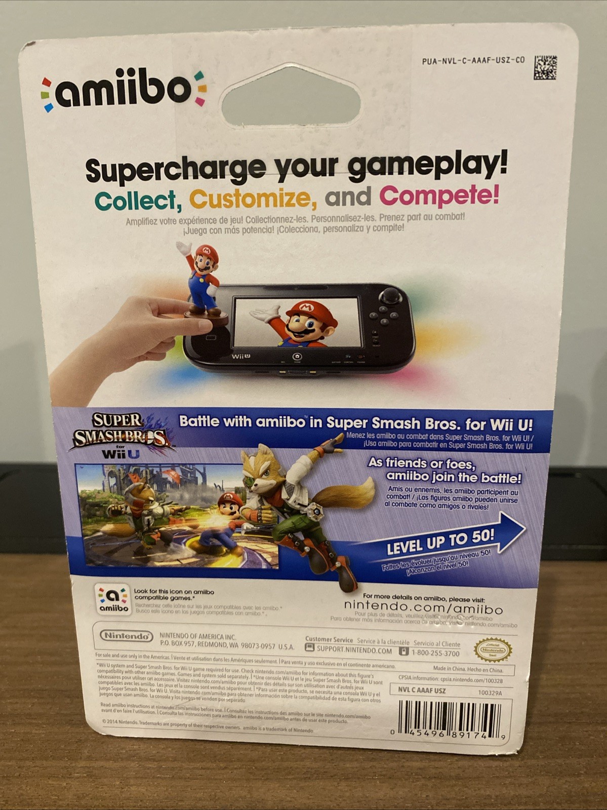 Nintendo Amiibo Super Smash Bros. Fox New/Sealed