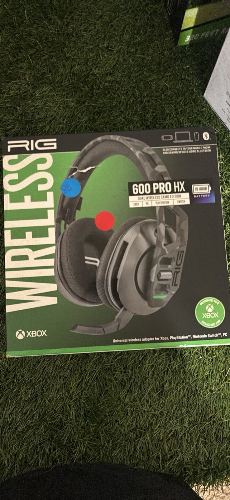 RIG 600 Pro HX Camo Edition Wireless Bluetooth Xbox Headset w/ Boom Mic