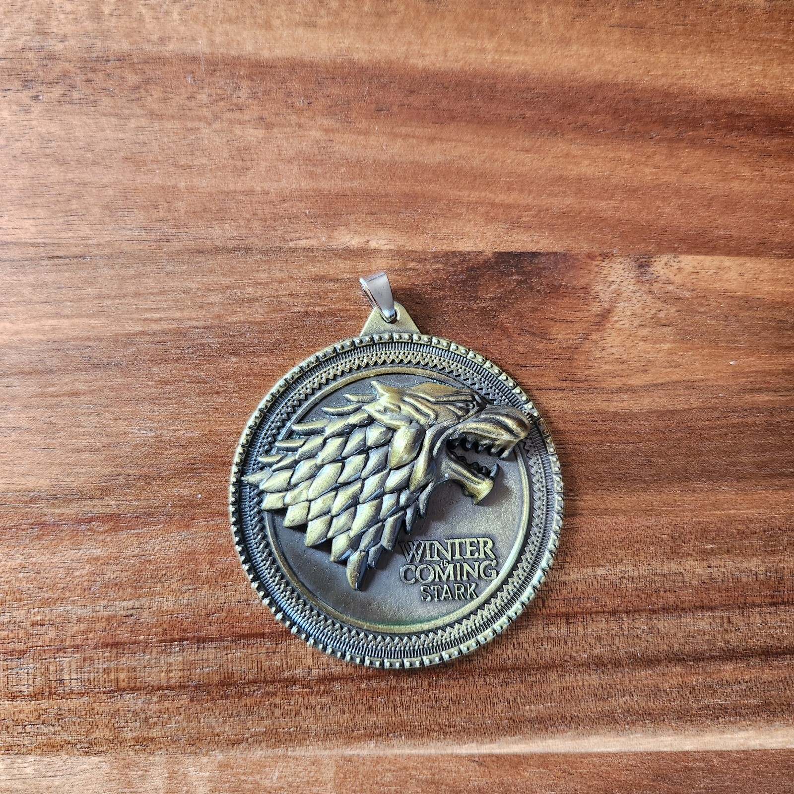 Game of Thrones House Stark Challenge Coin Winter is Coming 2012