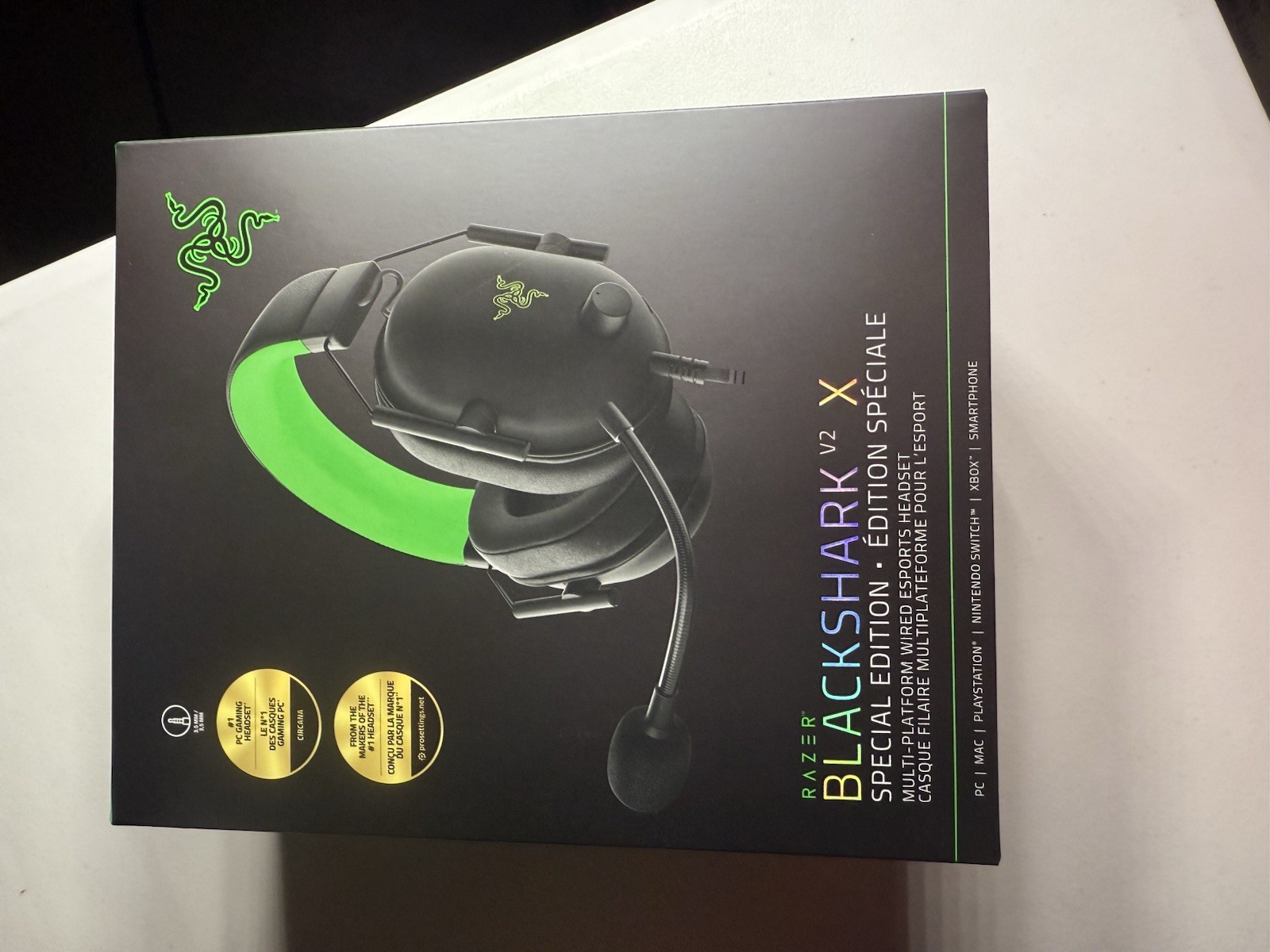 Razer BlackShark V2 X Wired Esports Multi-platform Headset, 3.5mm, Special Editi
