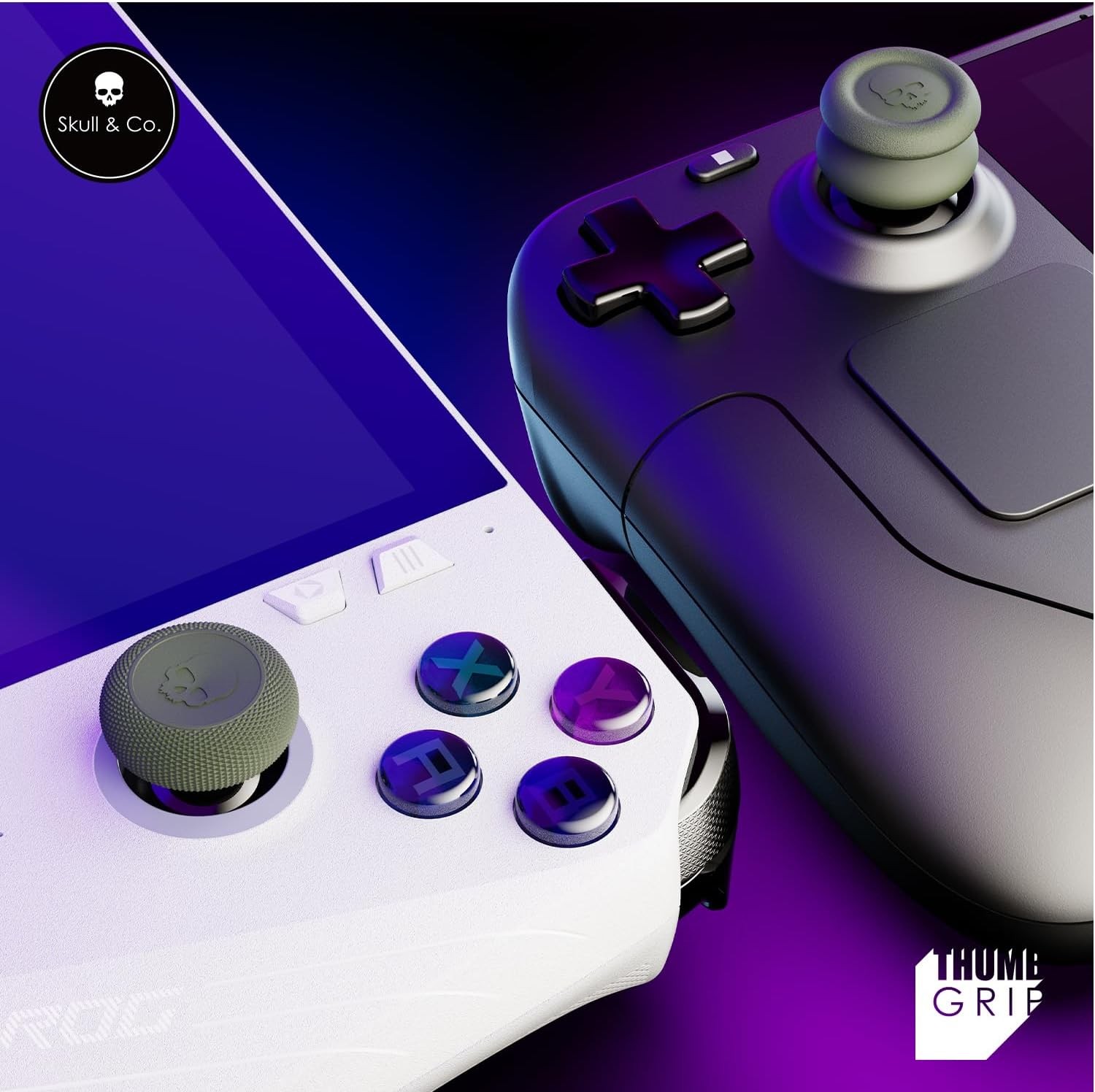Skull & Co. Skin, CQC and FPS Thumb Grips Joystick Cap Analog Stick Cover for…