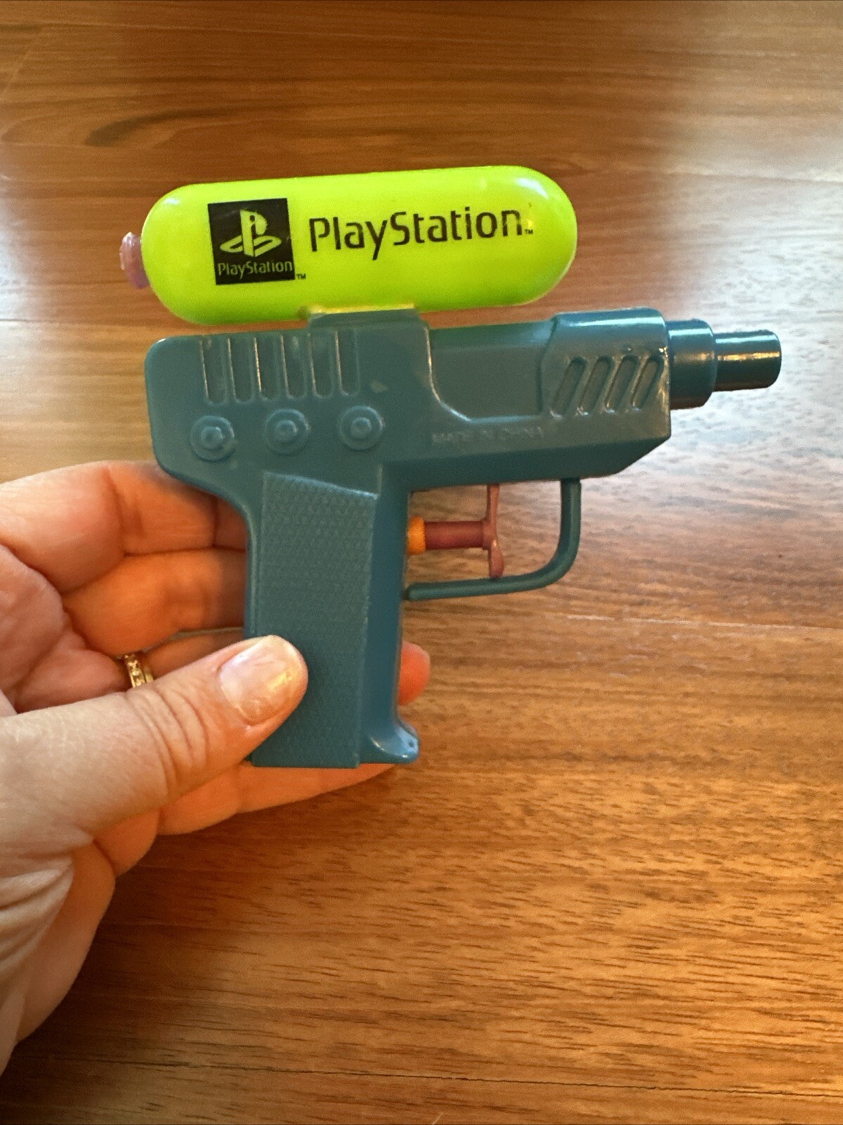Sony Playstation Water Gun PROMO Vintage Video Game Company Ad Toy Works!