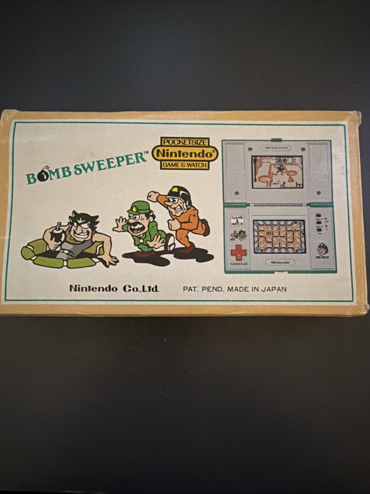 Nintendo Game & Watch BD-62 Bomb Sweeper Handheld Multi Screen 1987 MINT!