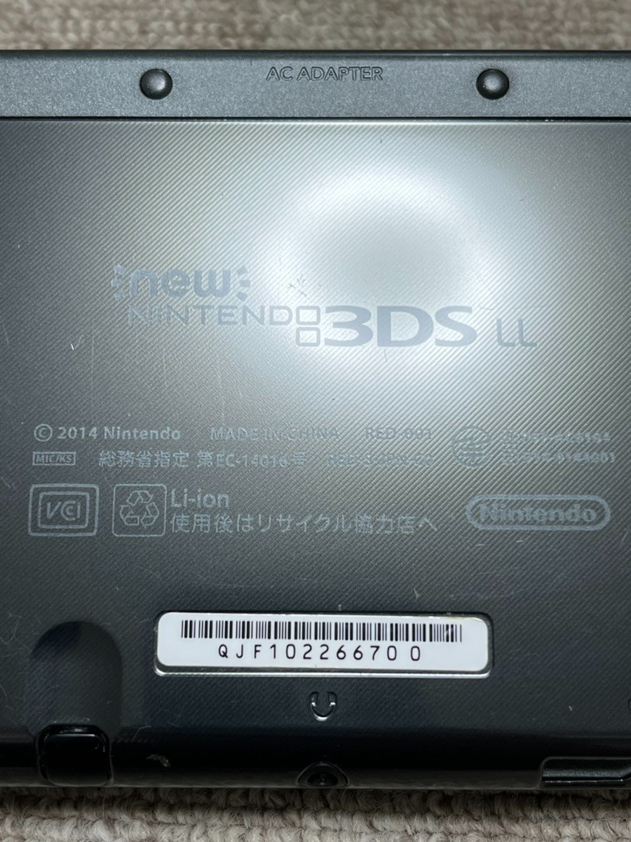 New 3DS LL XL Metalic black Japan Nintendo Console region Japanese B6