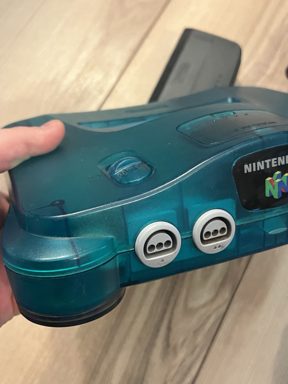 Nintendo N64 Funtastic Ice Blue Console Bundle 3 Games Controller Tested Works