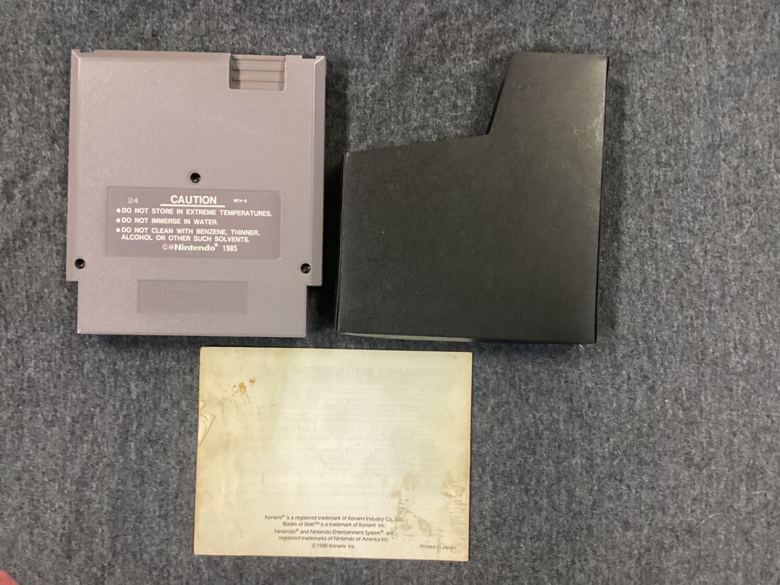 Blades of Steel NES Manual Sleeve Actually Tested in Pics Careful Shipping 4 You