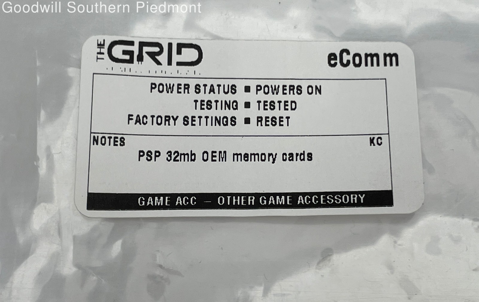 Sony PlayStation Portable PSP 32MB Memory Stick Duo – Tested (#Z7M4DX)