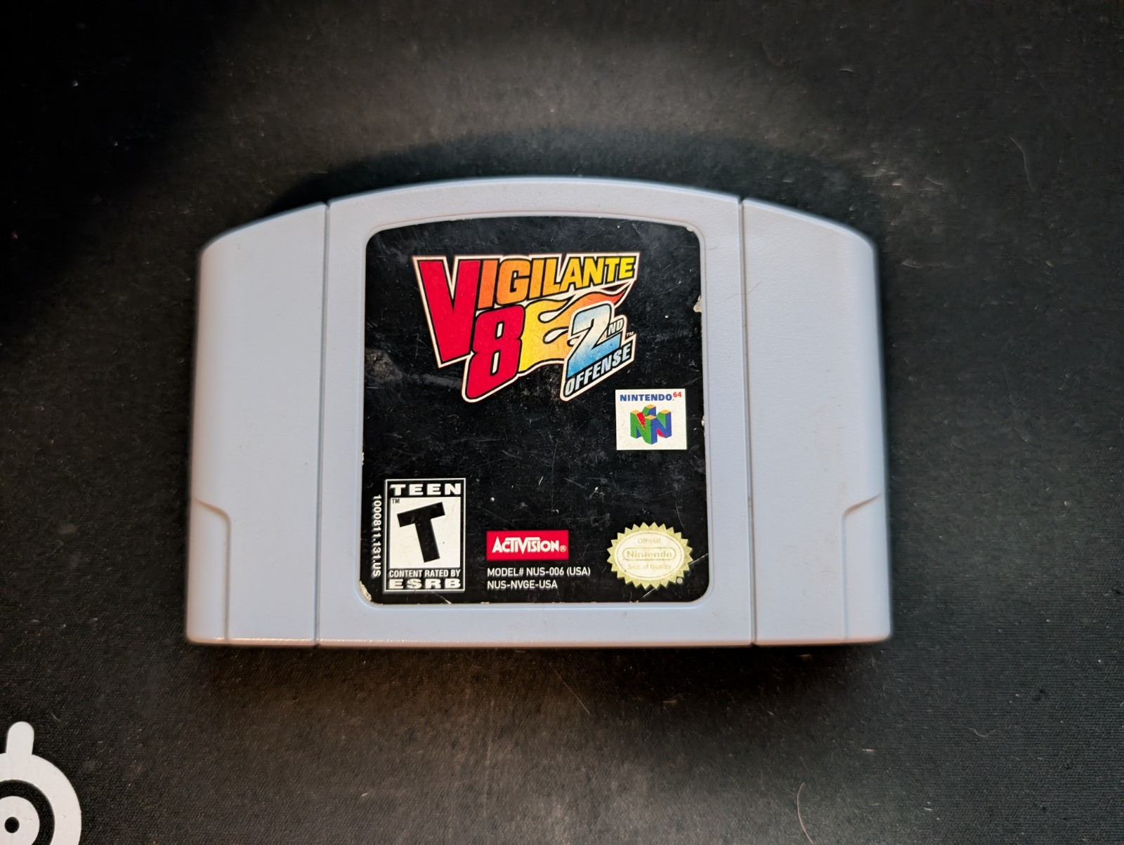 Vigilante 8: 2nd Offense (Nintendo 64 N64, 2000) Authentic – Cleaned & Tested