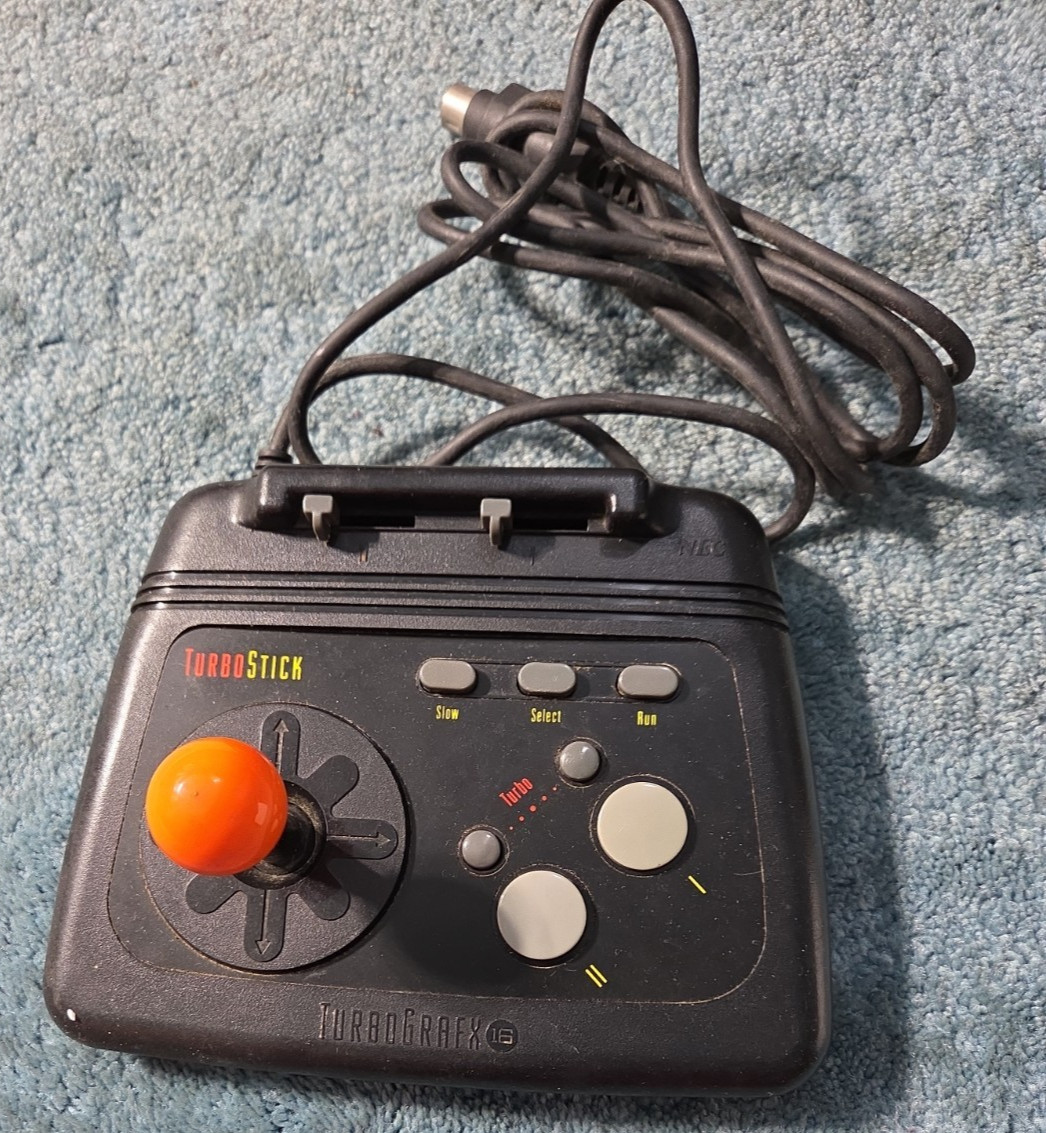 TurboGrafx-16 TurboStick NEC HES-STK-01 Controler With Box