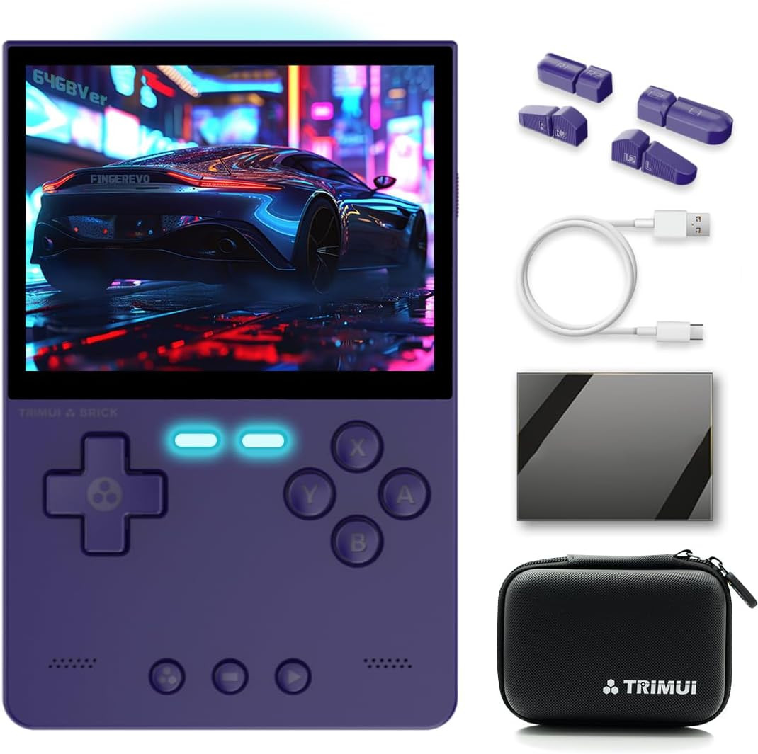 Trimui Brick Handheld Game Console 3.2-Inch 1024*768 IPS Screen 3000Mah Trimui-B