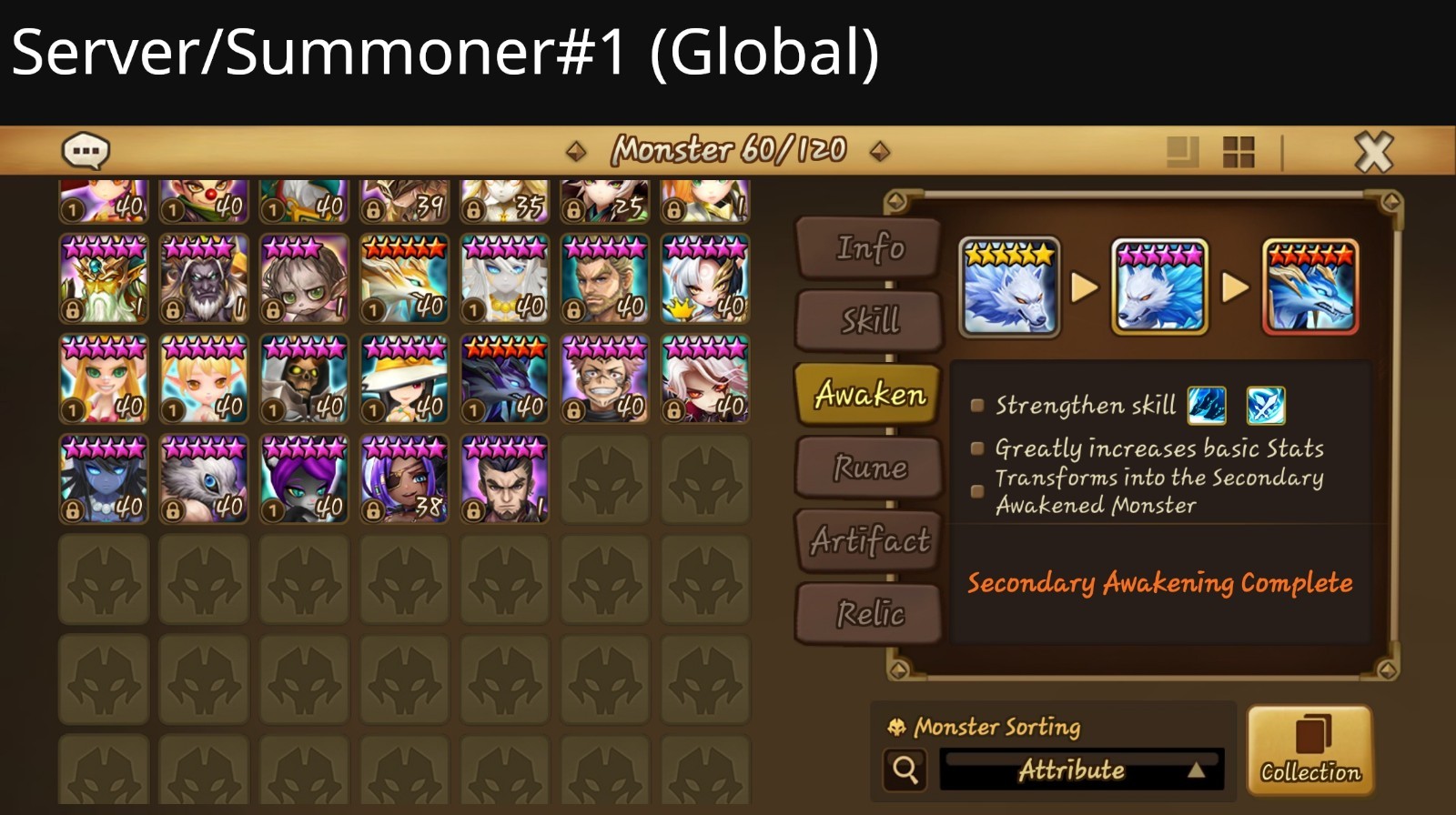 Summoners War Account, multiple servers {Global+Asia+Europe+China} 119LnD