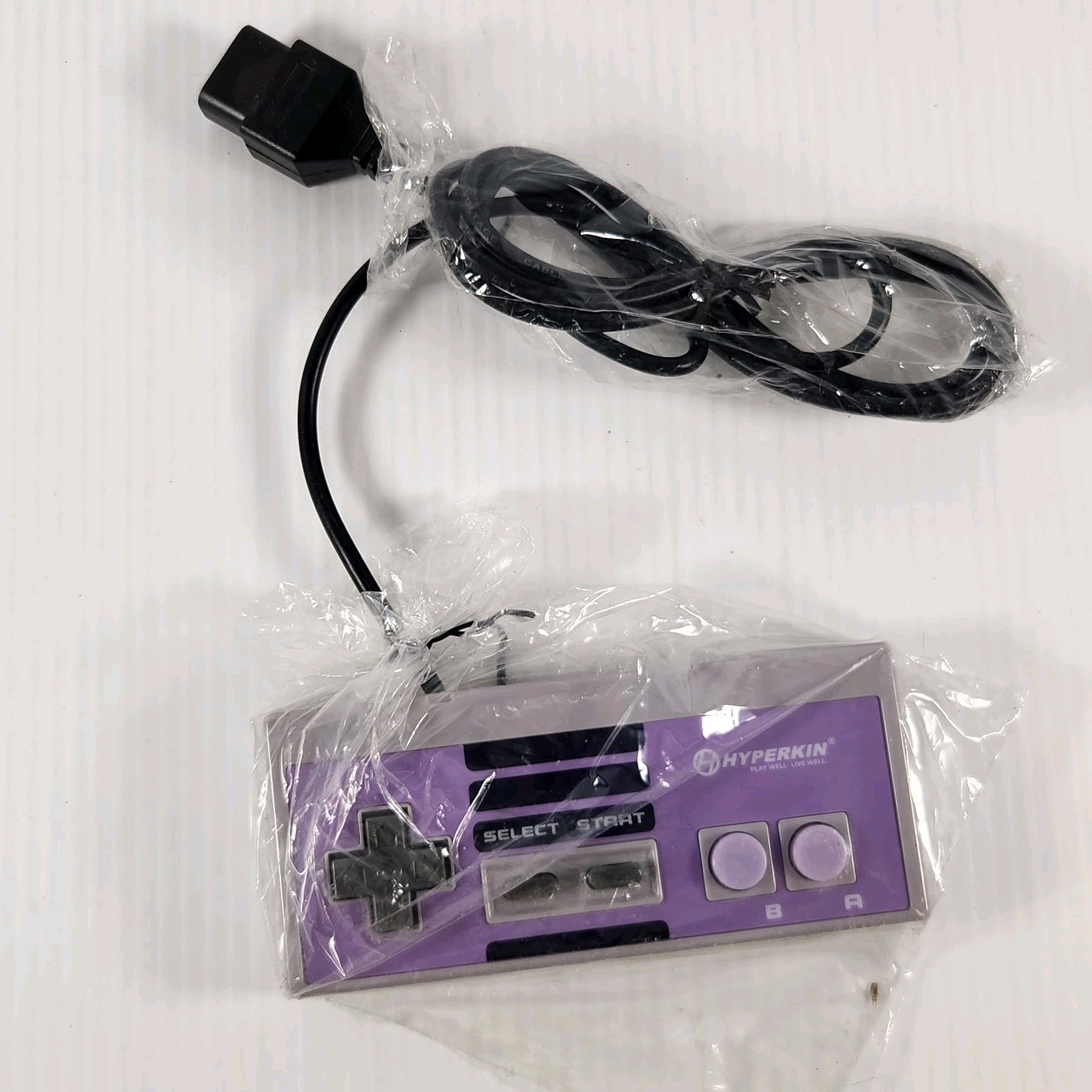 Hyperkin RetroN 2 Wired Controller Purple NES Style SNES/SFC Compatible New