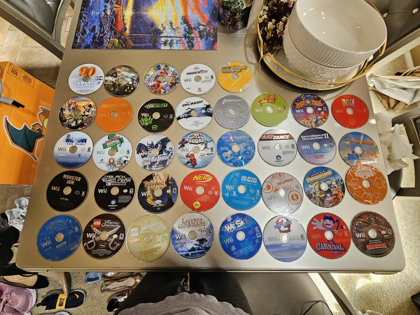 Lot Of 37 Wii Games DISC ONLY Tested! Wii Play, Lego, Epic Mickey Etc