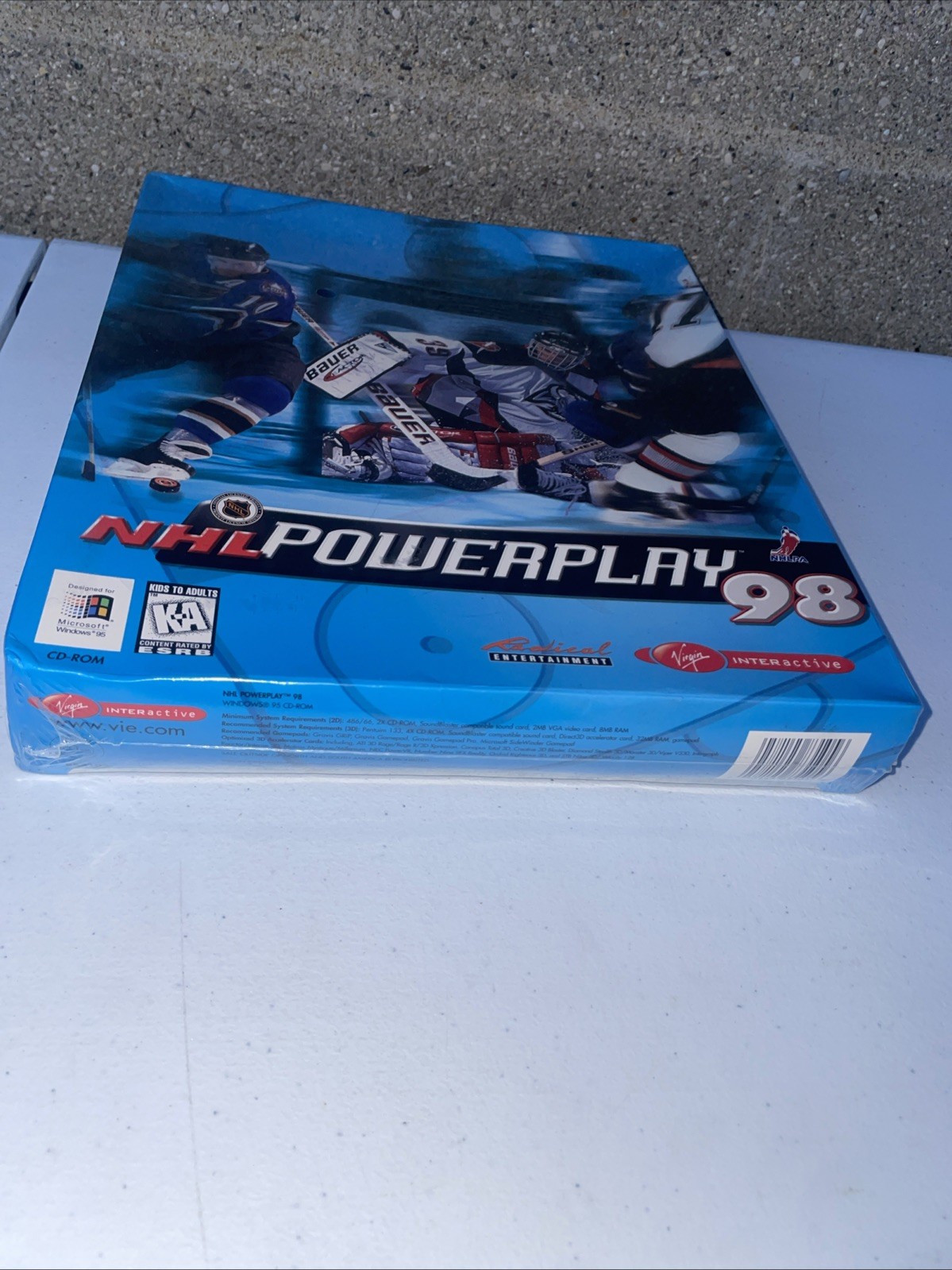 NHL PowerPlay 98- Ice Hockey Game-Rare – PC Big Box – New Sealed