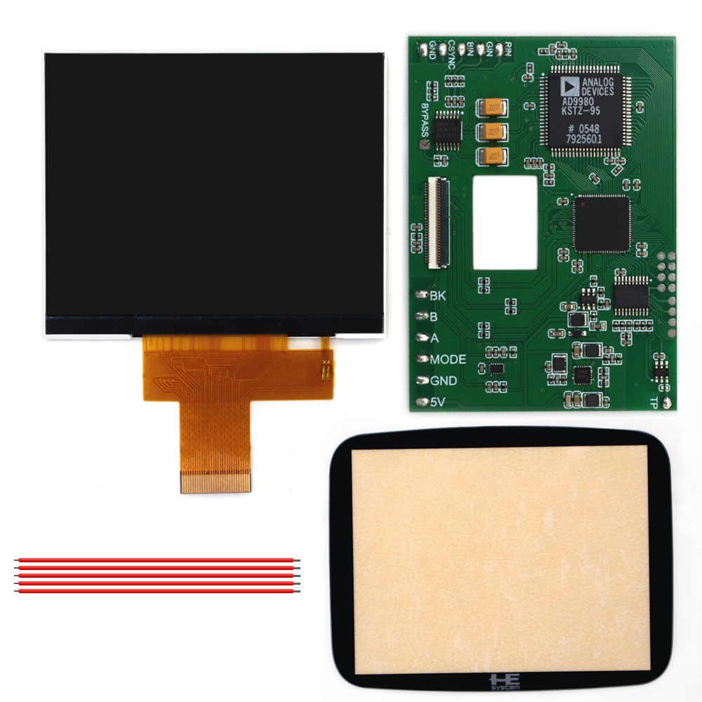 PCE GT IPS LCD 3.5″ 640×480 HD RGB Board Hight Light For PC Engine GT Console