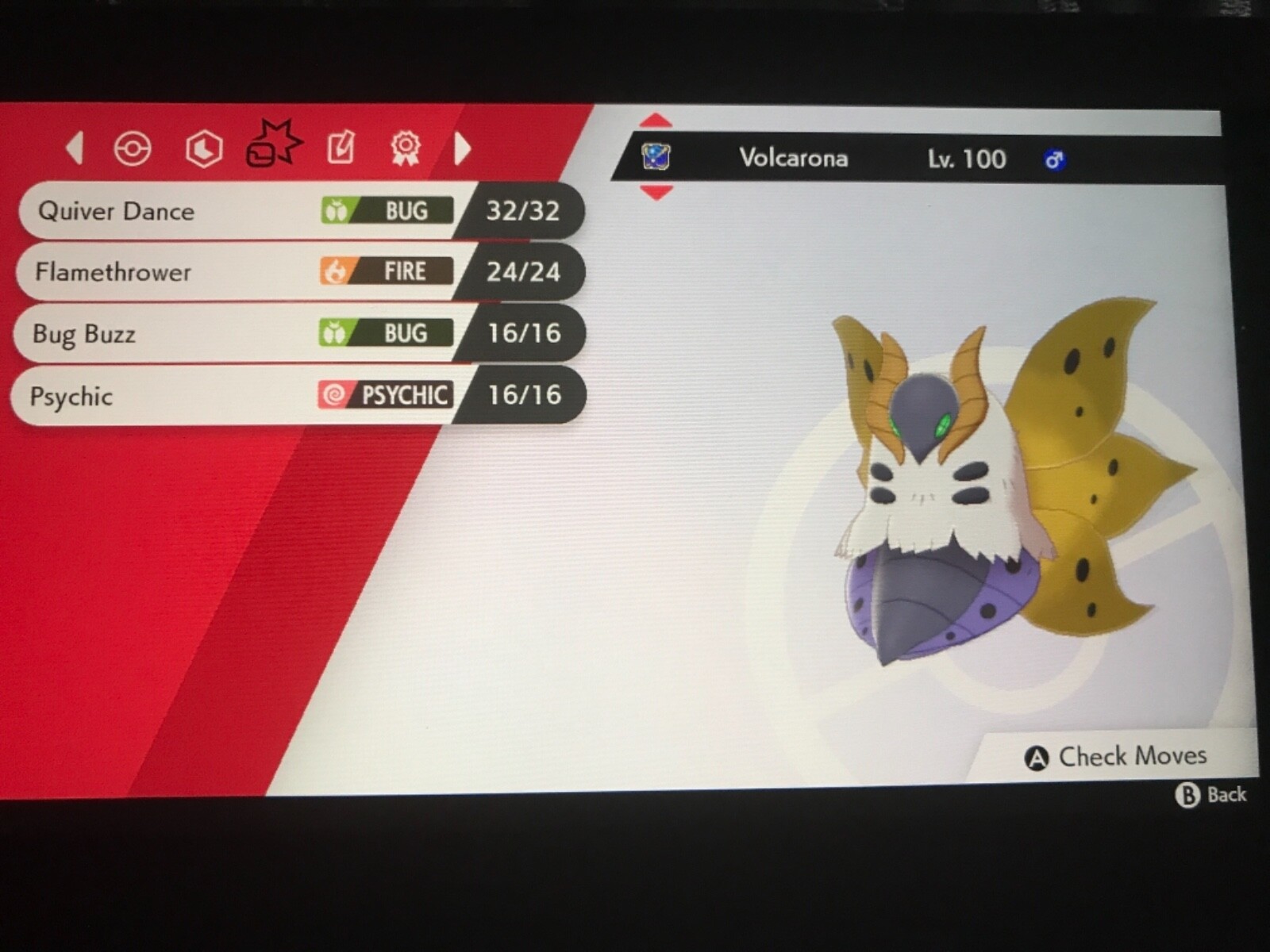 Pokemon Sword And Shield Shiny Volcarona 6IV Battle Ready Fast Delivery