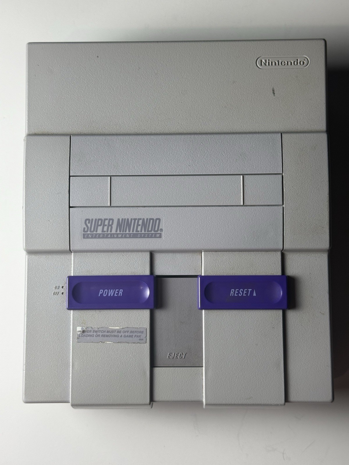Nintendo Super Nintendo Entertainment System SNES Console SNS-001 w/ Controller