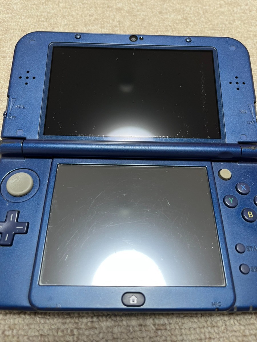 New 3DS LL XL Metalic blue Japan Nintendo Console region Japanese B42
