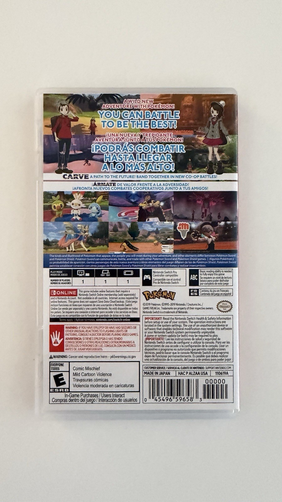 Pokemon Sword – Nintendo Switch – CIB – Excellent Condition Tested Working