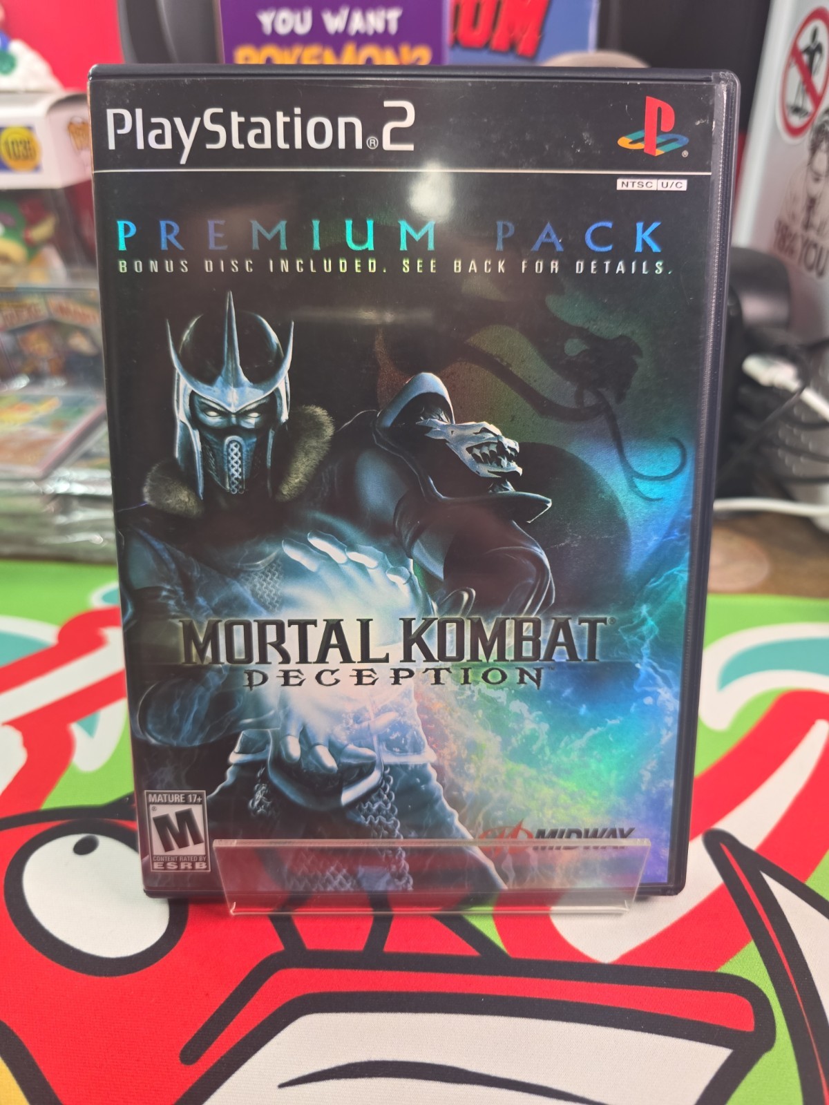 Mortal Kombat: Deception-Premium Pack (PlayStation 2, 2004) No Metal Card