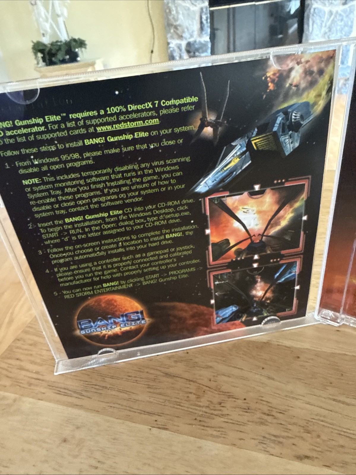 BANG Gunship Elite (PC, 2000) Case, Game Insert And Working Game