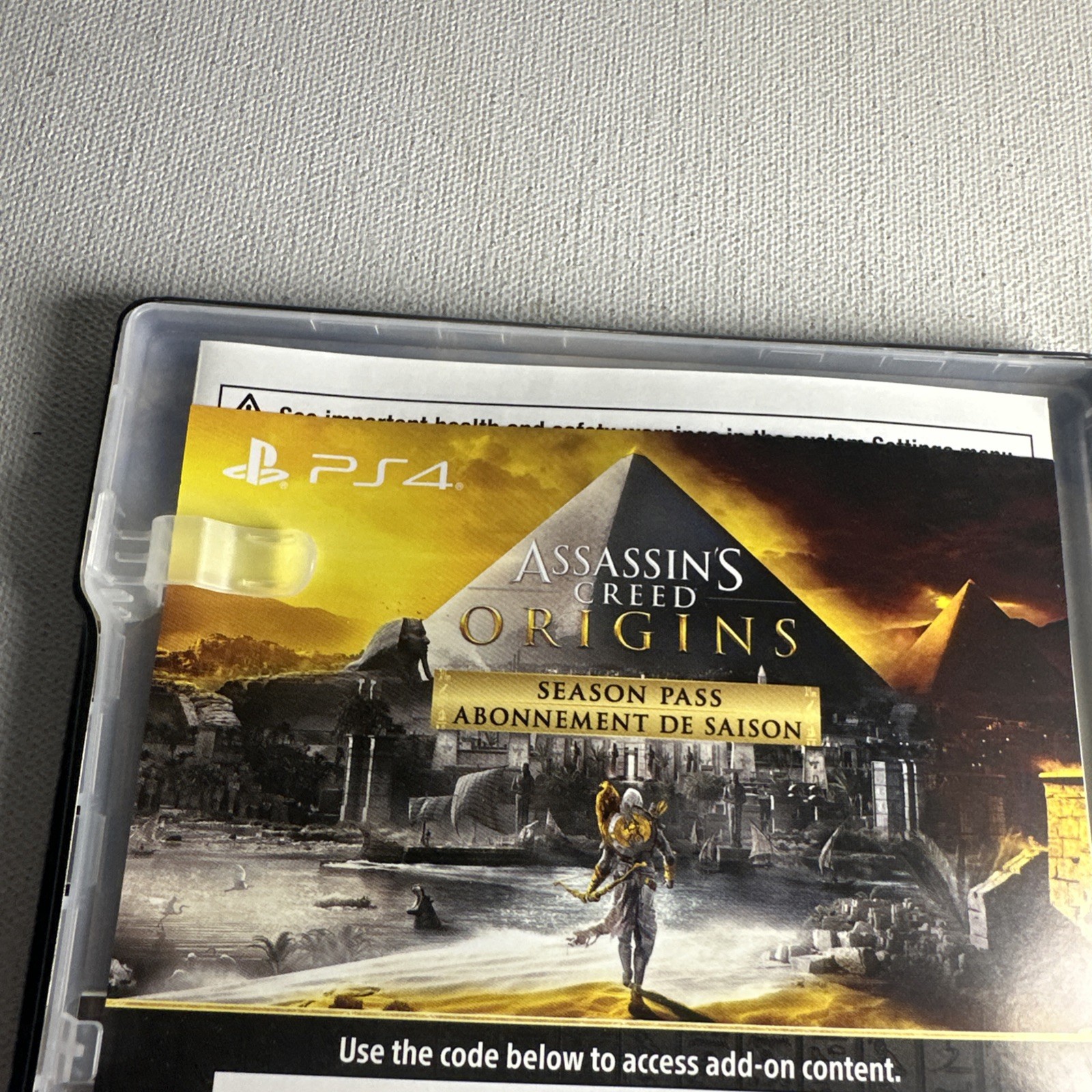 PS4 Assassin’s Creed Origins SteelBook Edition Complete Game Steelbook CIB