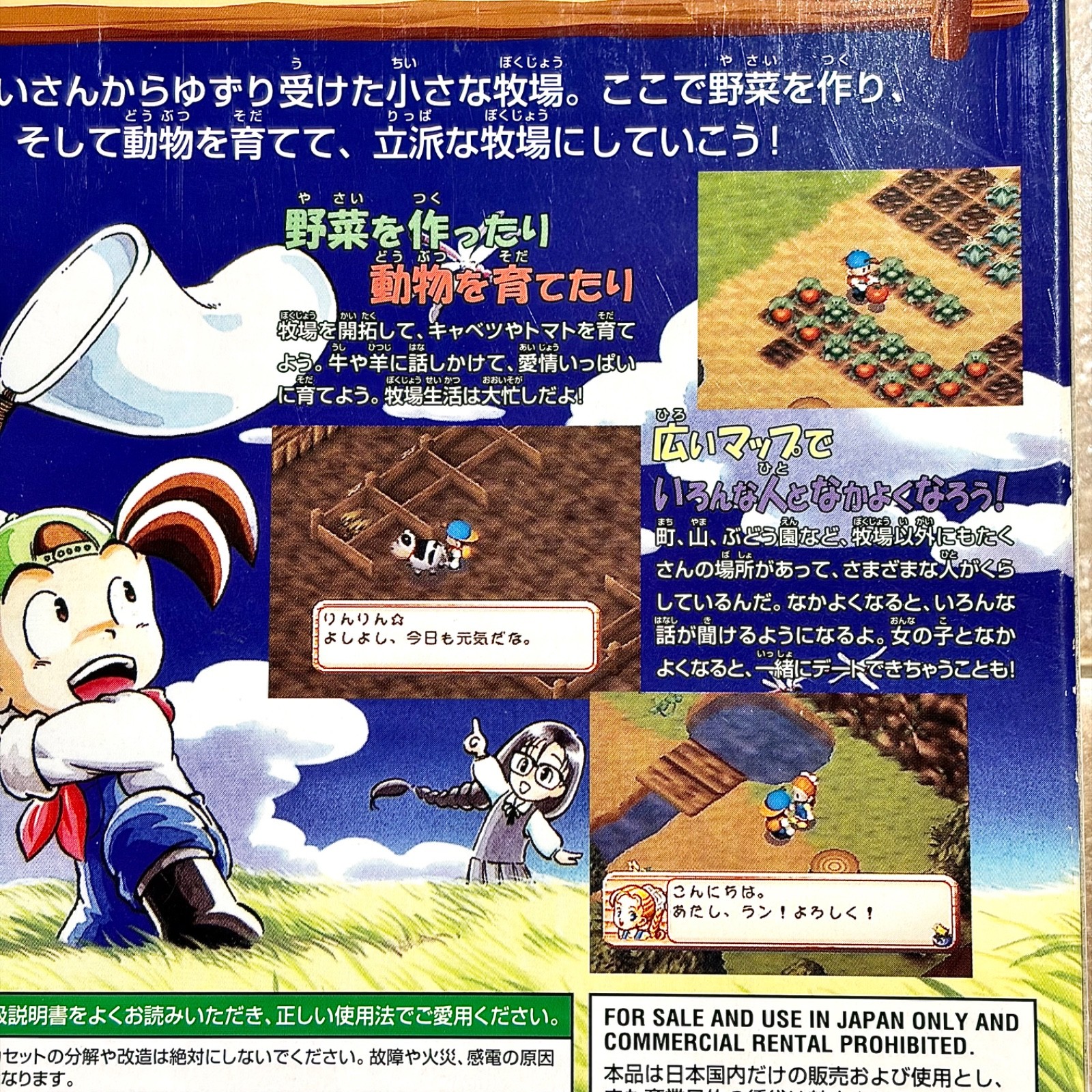 Harvest Moon 64 CIB Play on USA N64 Bokujou Monogatari 2 Nintendo 64 AUTHENTIC