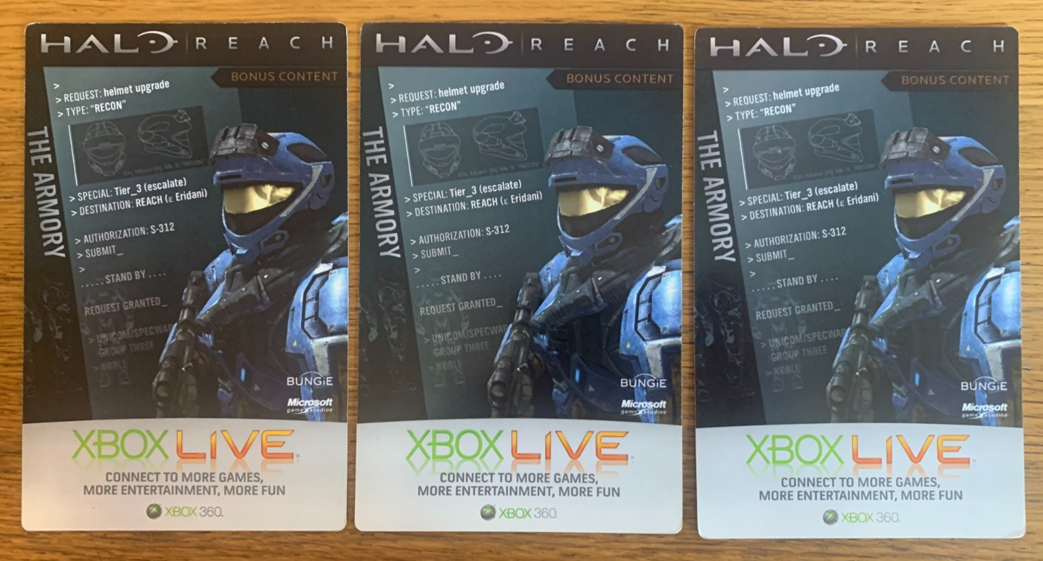 Halo Reach The Armory Bonus Content DLC Card Unscratched XBOX 360 – DIGITAL ONLY