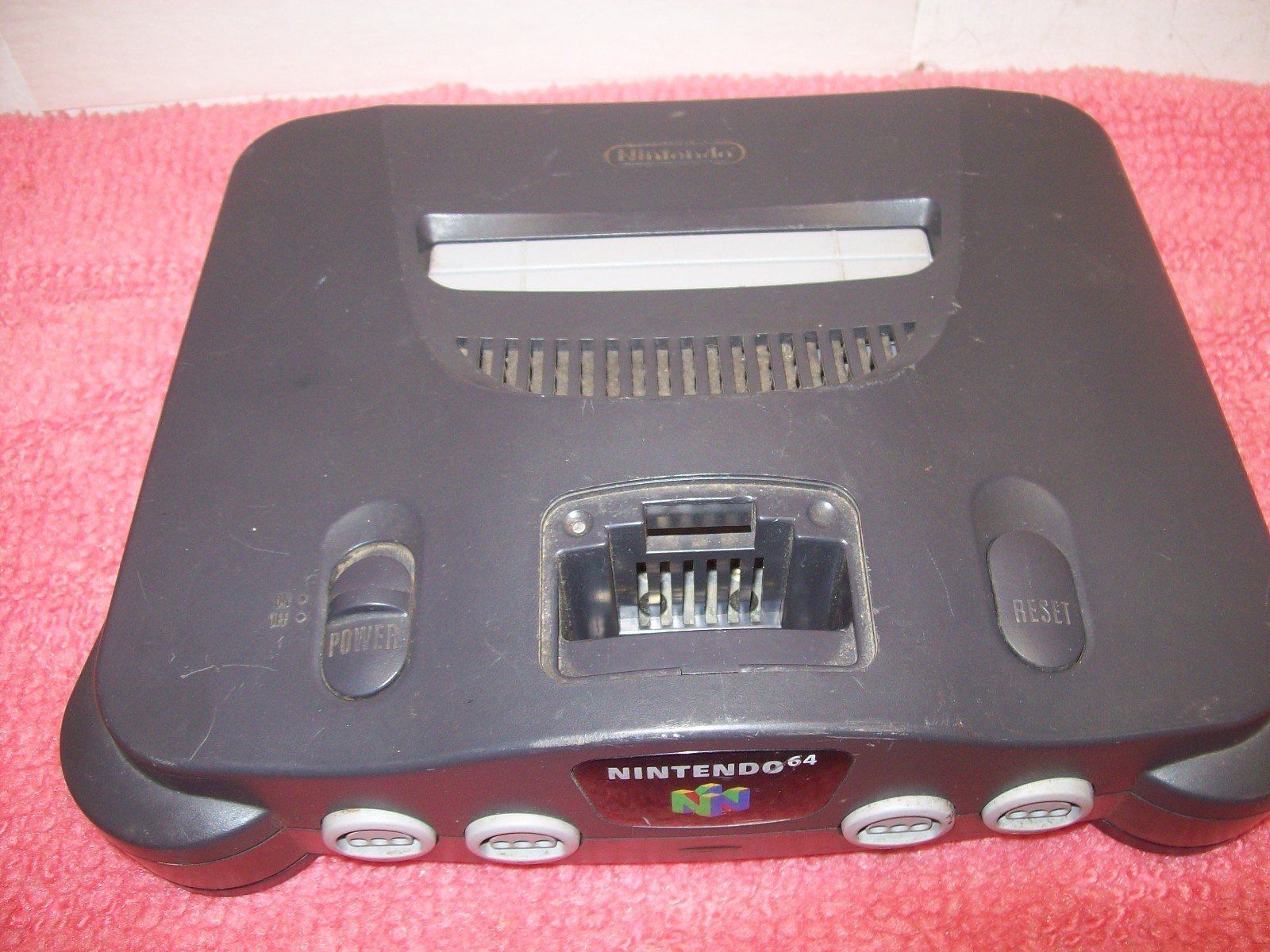 Nintendo 64 Gray Home Console Control Deck, NUS-001(USA) (No Cords) Free ship!