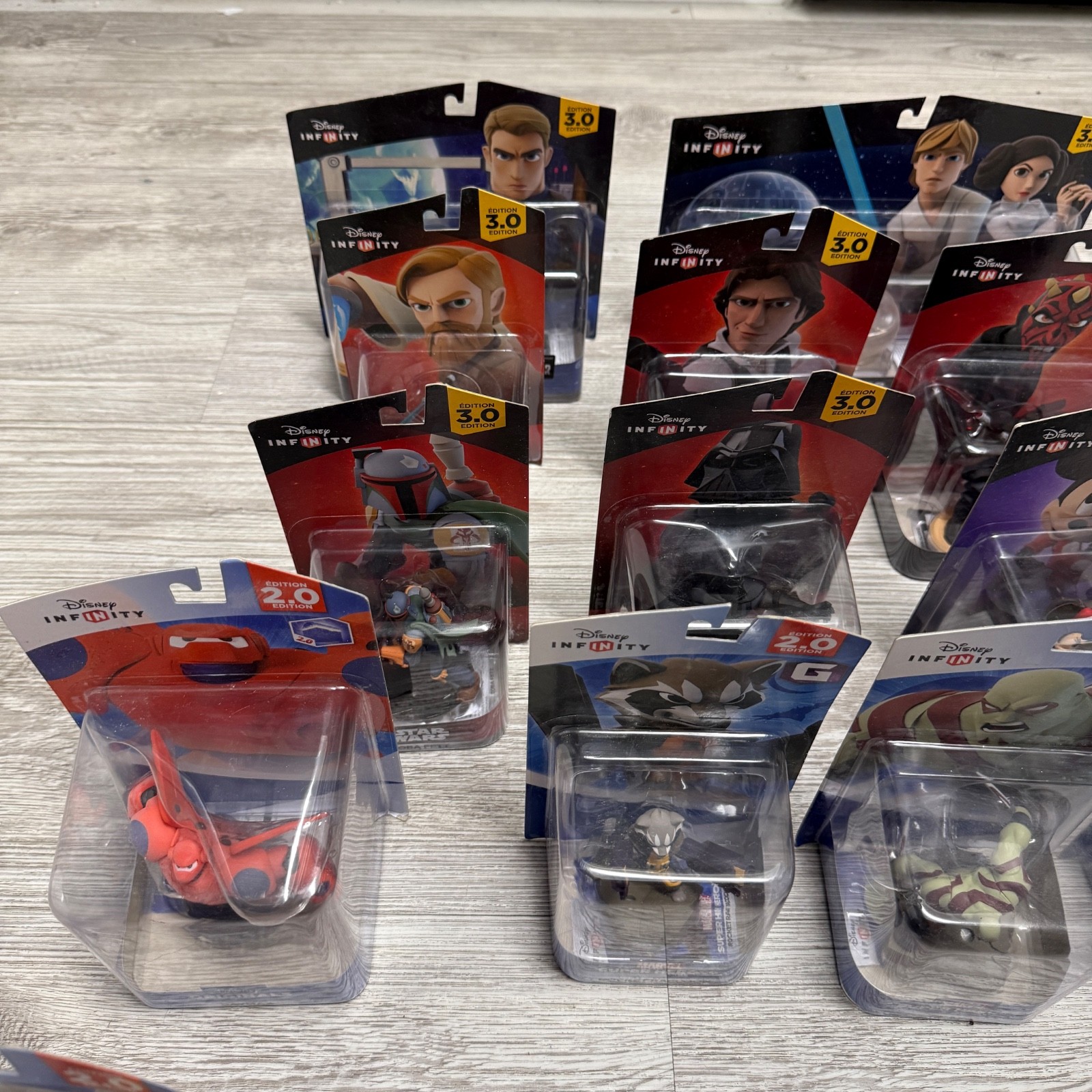 Disney Infinity Figure Sealed Lot of 21 2.0 3.0 Marvel Star Wars Sets RARE