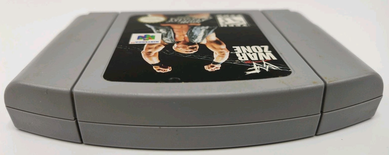 WWF War Zone (N64, 1998) *CIB + Case Protector + Strategy Guide* VINTAGE Tested!