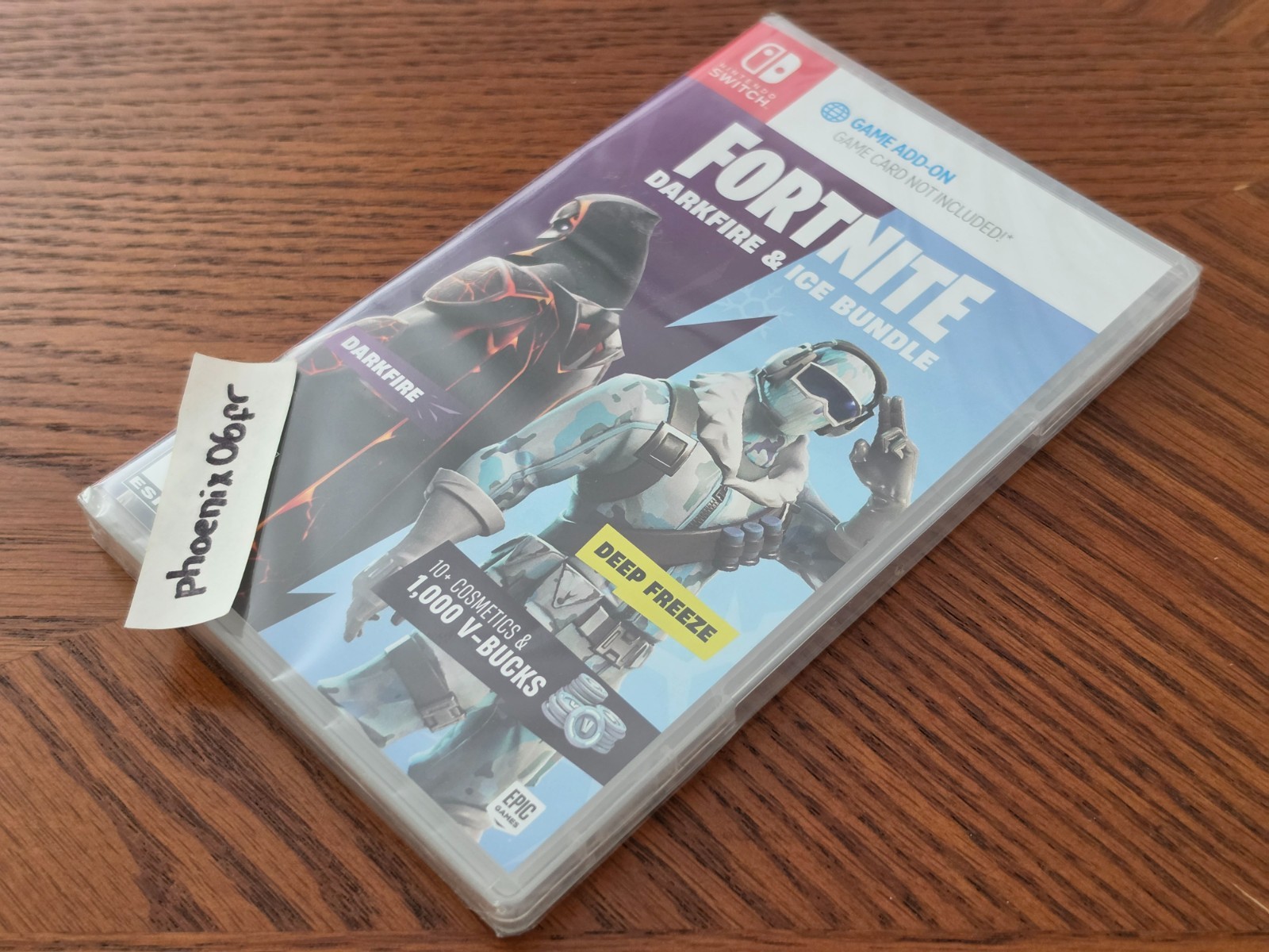 Brand New! Fortnite Darkfire & Ice Bundle NO GAME CARD (Nintendo Switch) Sealed!