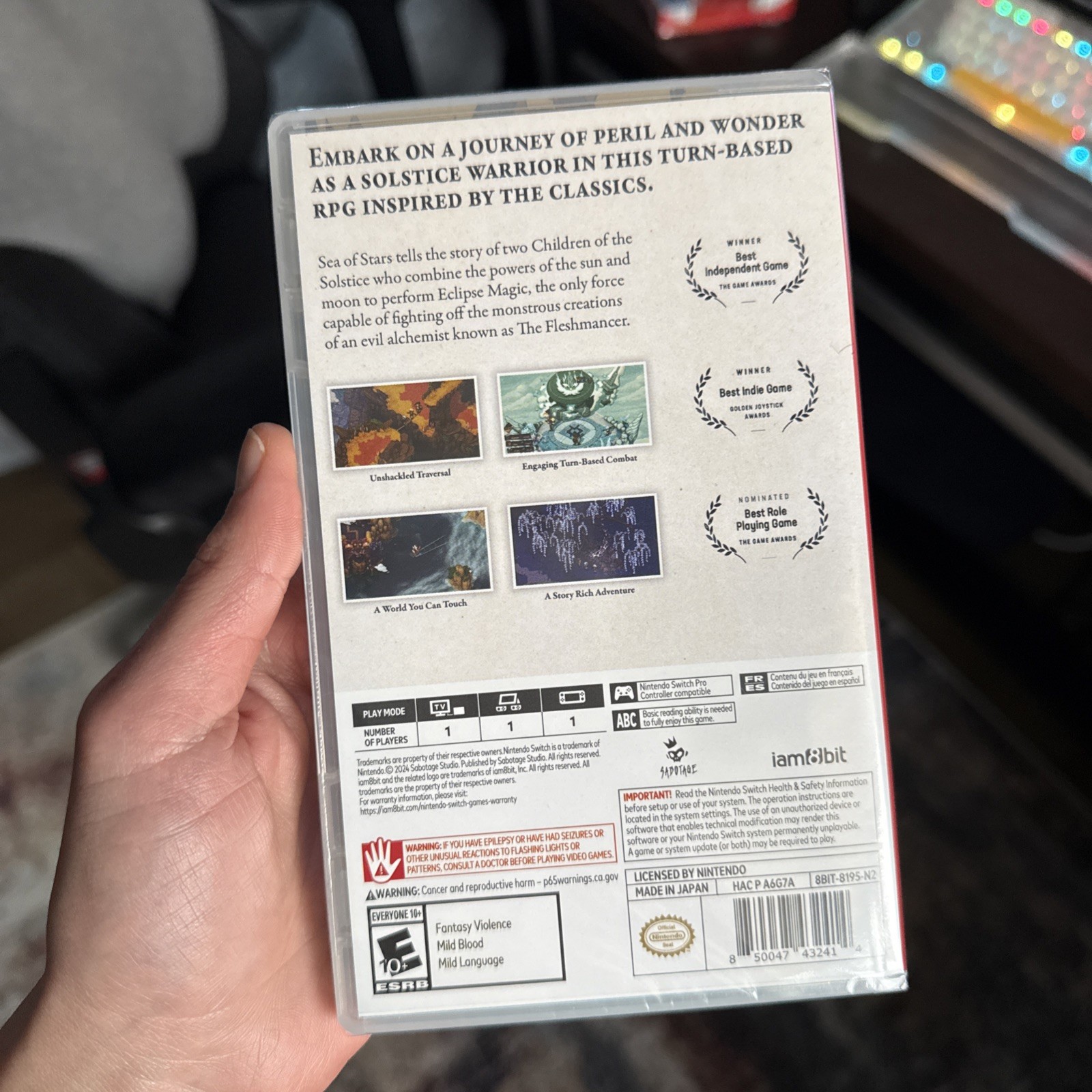 Sea Of Stars – iAm8Bit Exclusive Edition – Nintendo Switch – BRAND NEW
