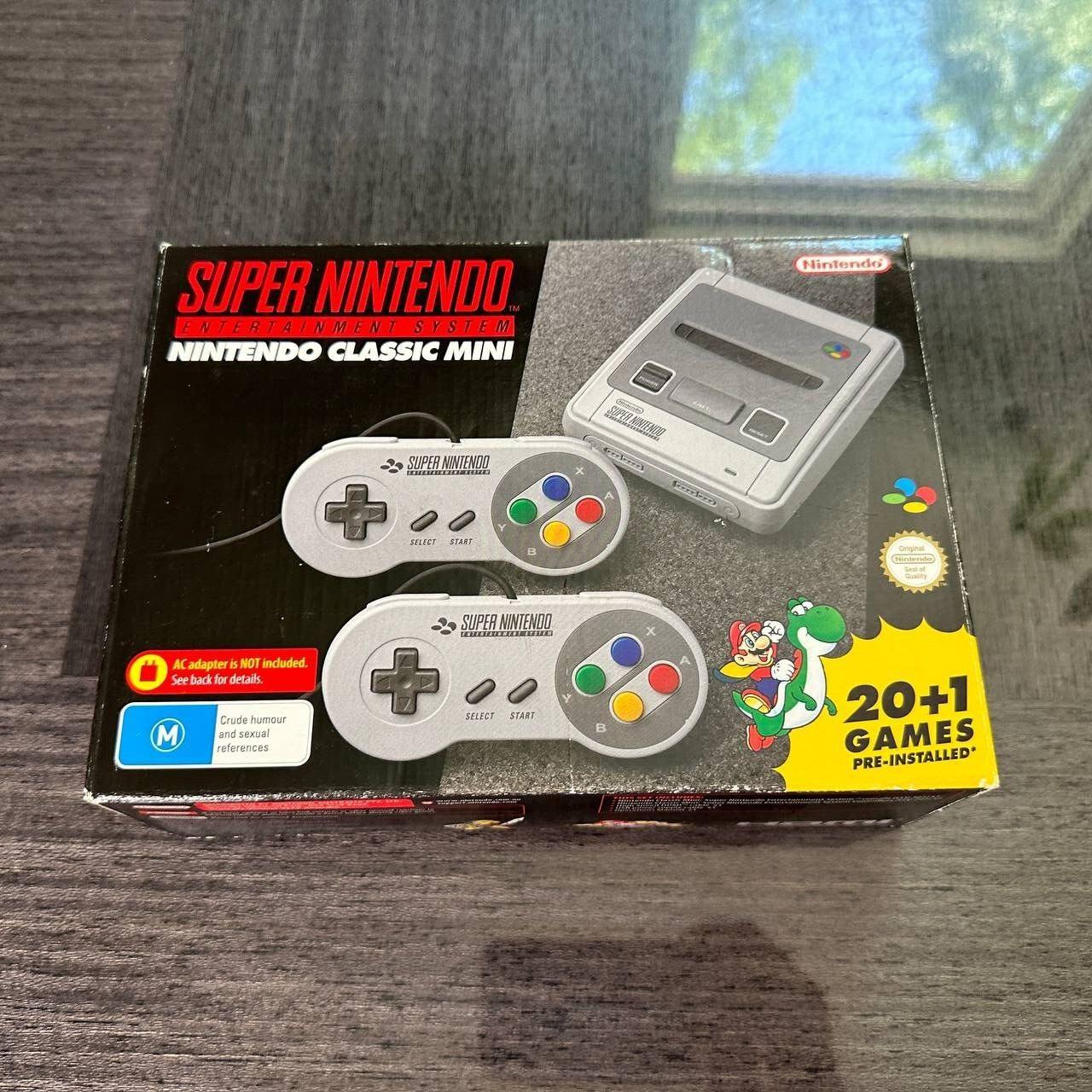Australian SNES Super NES Nintendo Classic Mini Console 2 Controllers 21 Games