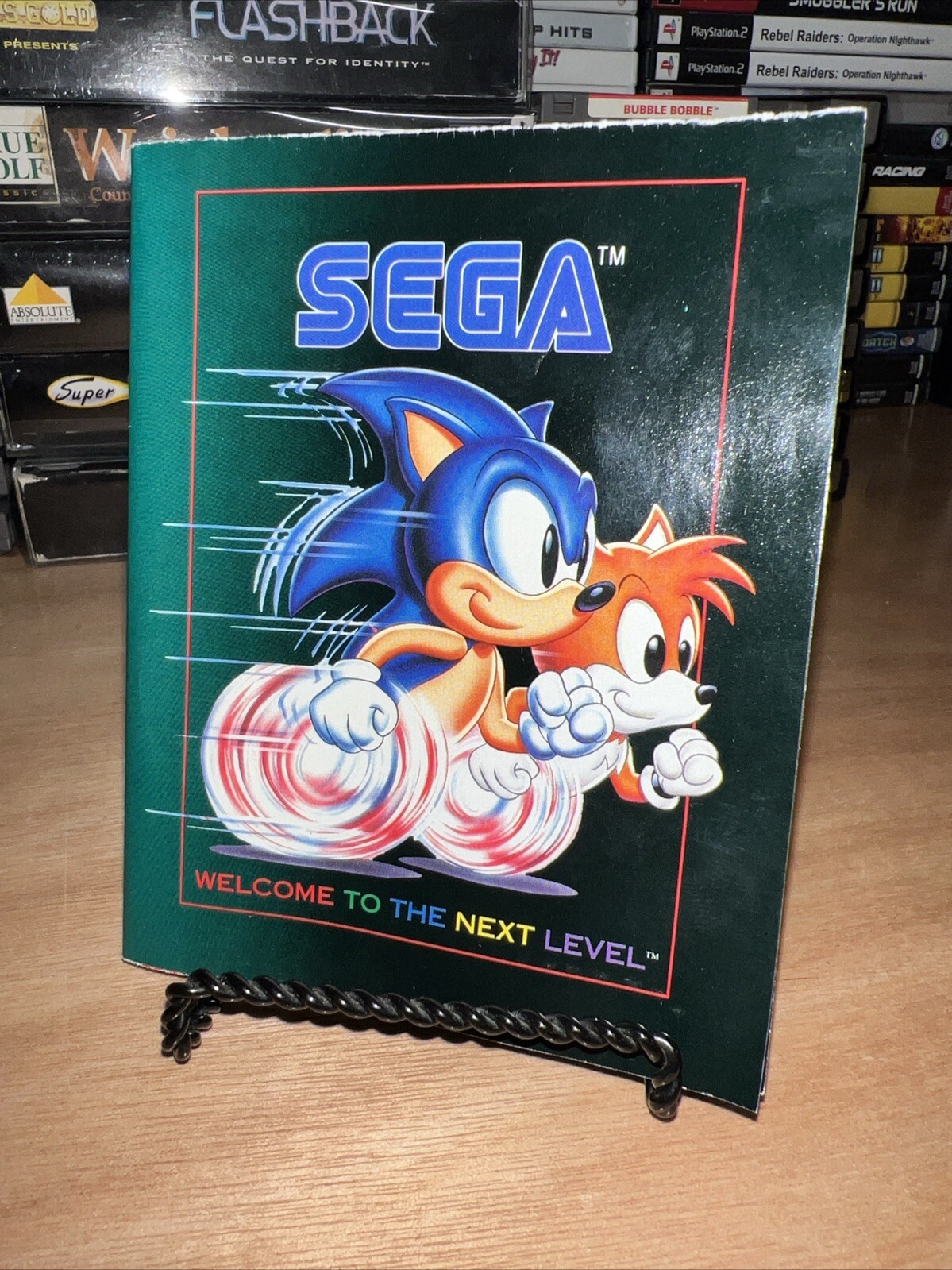 Sega Welcome To The Next Level, Jurassic Park Poster Fold Out Insert